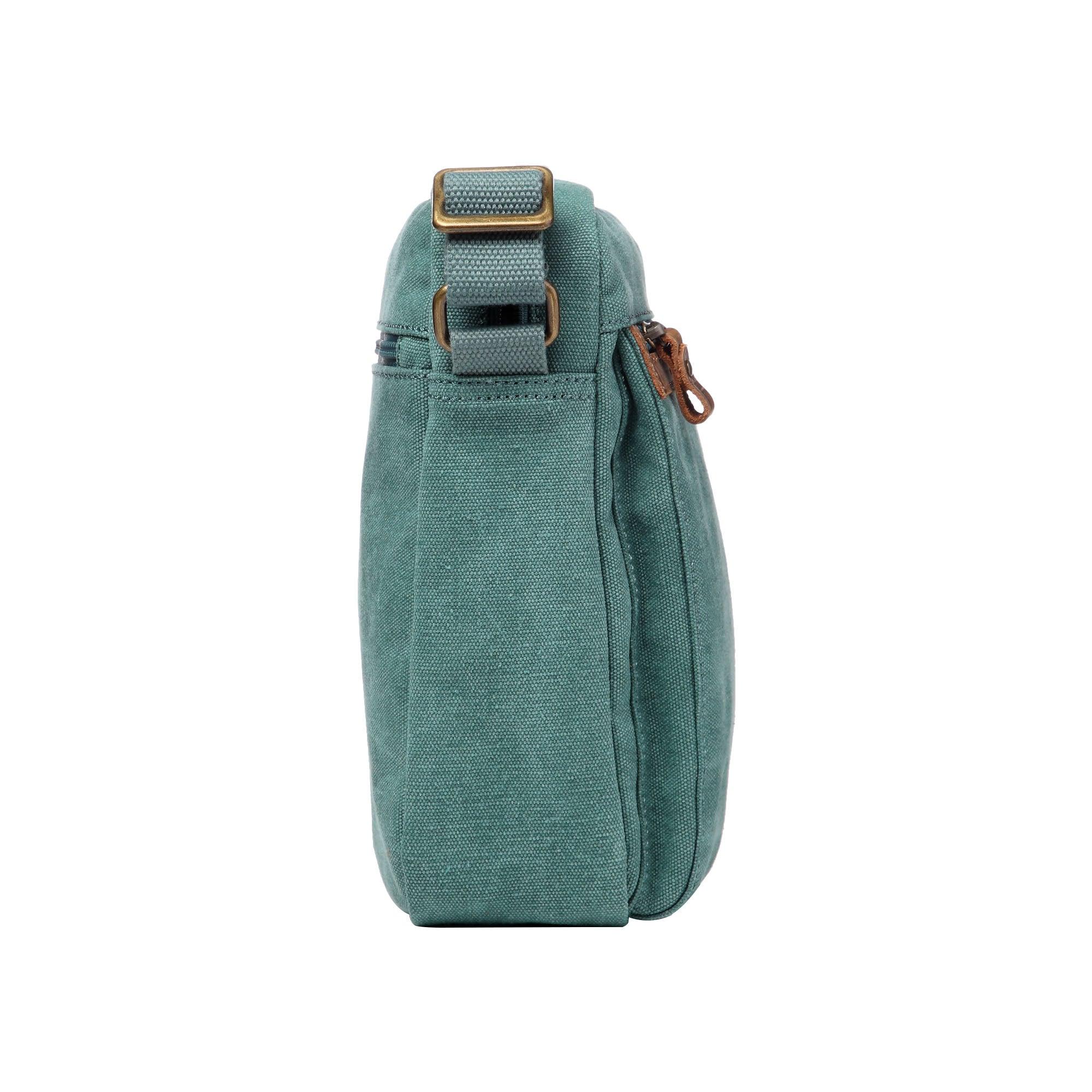 Troop London Classic Canvas Crossbody Bag for Men & Women - Stylish & Durable Shoulder Bag for Travel, Work & Everyday Use