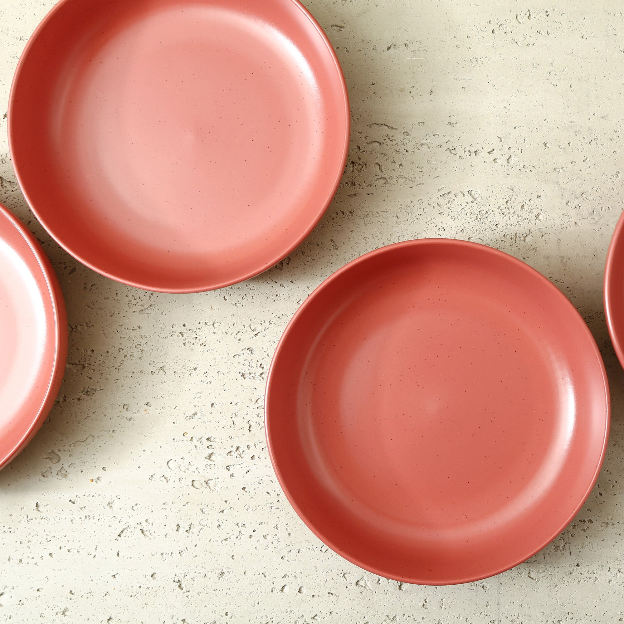 Logan Stoneware Bowl - Handcrafted Terracotta Clay Serving Bowl for Soup, Salad & Pasta | Durable & Microwave Safe | Perfect for Home Dining & Entertaining