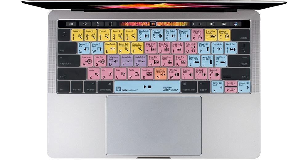 LogicSkin Avid Pro Tools Compatible Skin for MacBook Pro Touch Bar (2016 Model) - LS-PT-MBP16 | Premium Protection for Music Producers & Audio Engineers