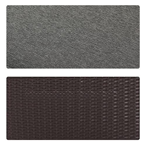 Brown Wicker+darkgrey