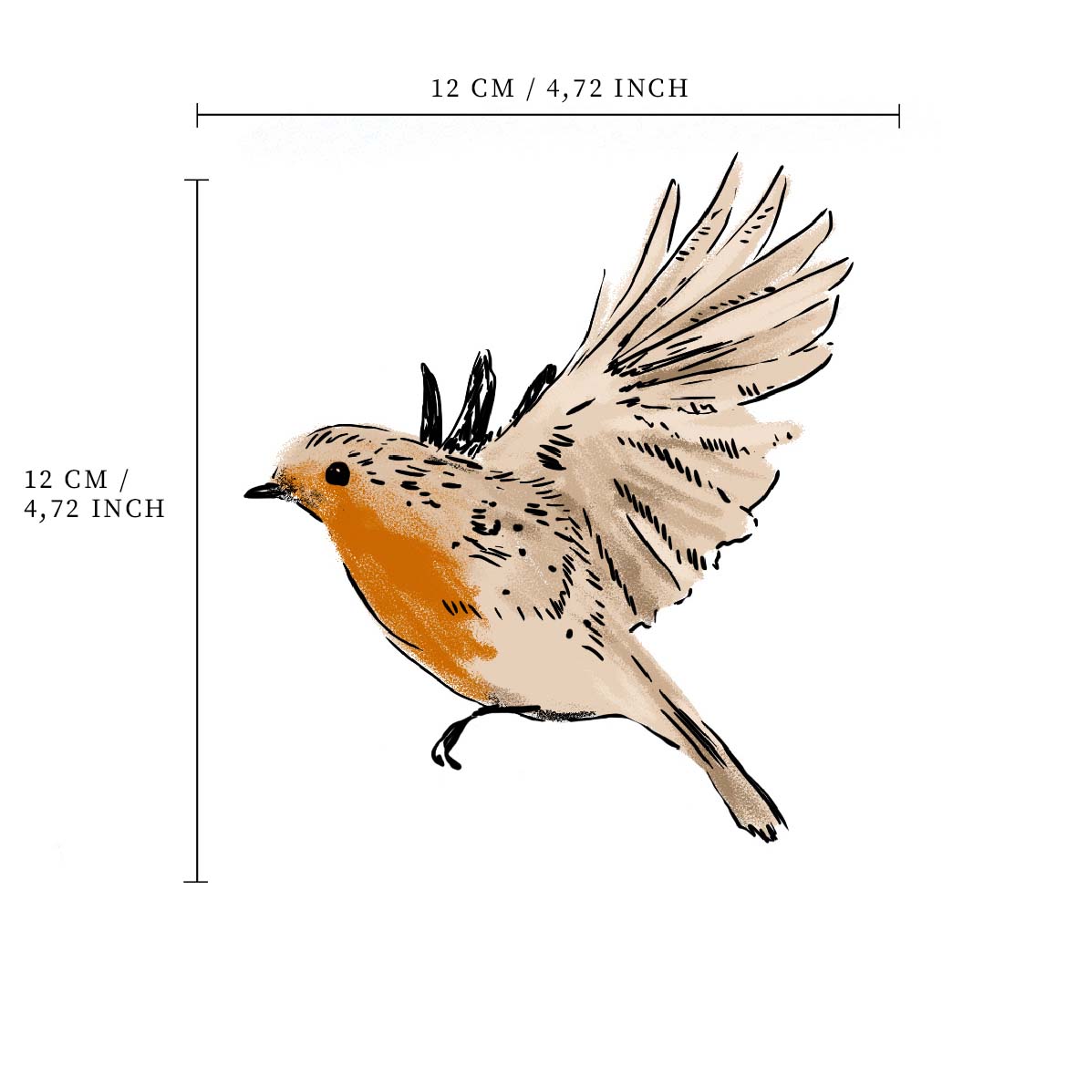 Decorative Bird Wall Stickers - Peel and Stick Removable Vinyl Decals for Home, Nursery, Kids Room & Office Decor - Perfect for DIY Wall Art and Interior Design