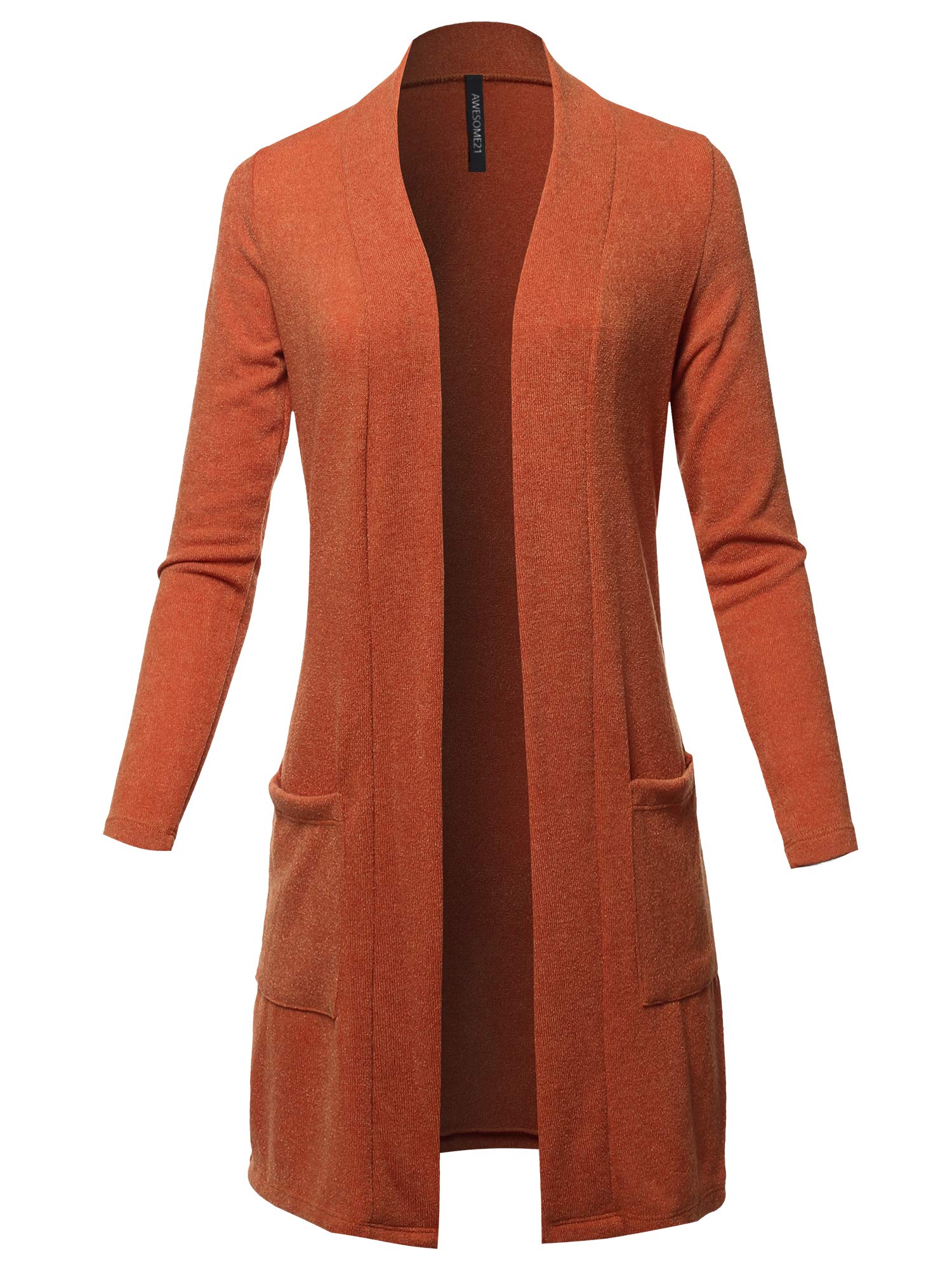 Women's Casual Long Knit Cardigan - Solid & Print Styles | Perfect for Layering, Office Wear & Cozy Evenings
