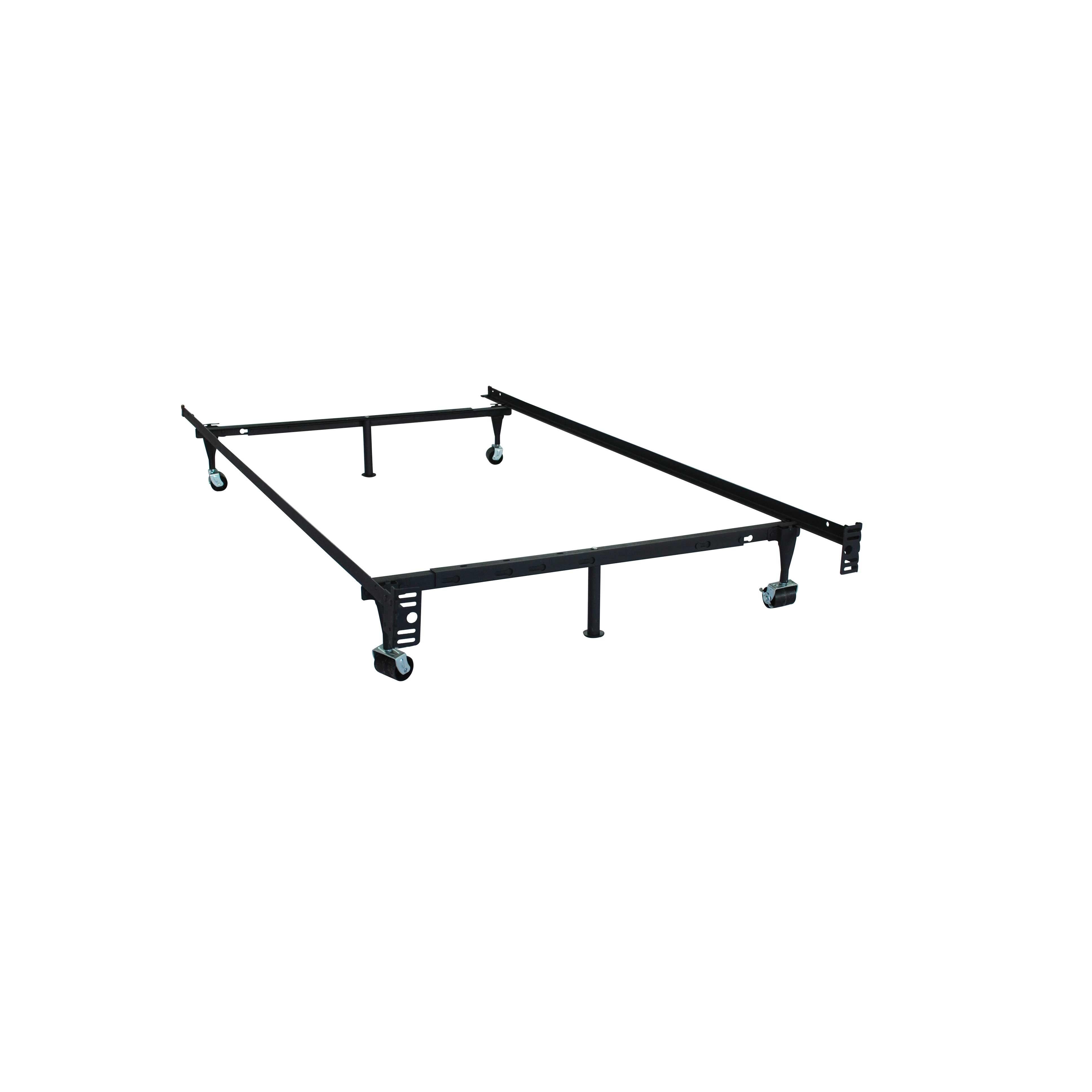 IFDC Adjustable Single to King Size Bed Frame 15F - Sturdy Metal Platform with Noise-Free Support for Home, Dorm, or Guest Room