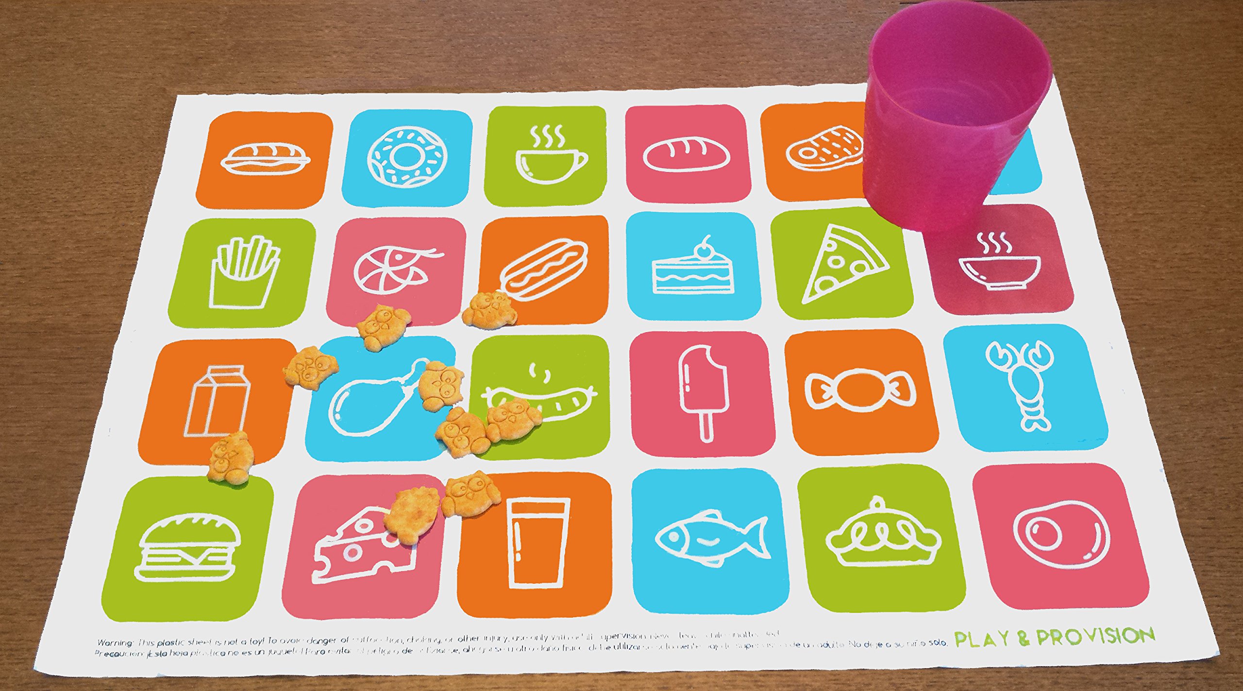Disposable Baby Placemats for Toddlers - 40 Pack Waterproof & Adhesive Table Mats for Mess-Free Meals - Perfect for High Chairs, Restaurants, and Travel