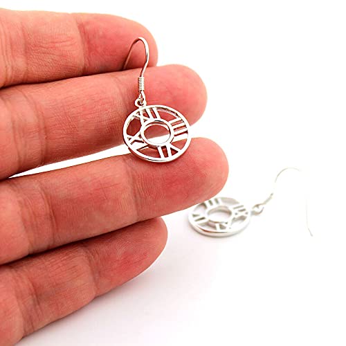 925 Sterling Silver Roman Numeral Clock Earrings - Classic Circle Dangling Fish Hook Style Jewelry for Women | Perfect for Parties, Gifts & Everyday Wear