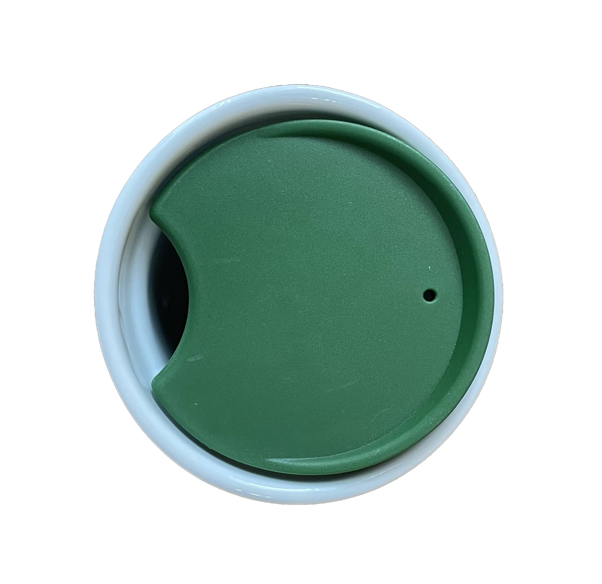 MIE Replacement Lid for Coffee Mug & Tea Cup - Compatible with Starbucks Ceramic Travel Mug 10oz/12oz/16oz, Tumbler Lid, Mug Lid, Cup Lid - Perfect for Home, Office & Travel Use