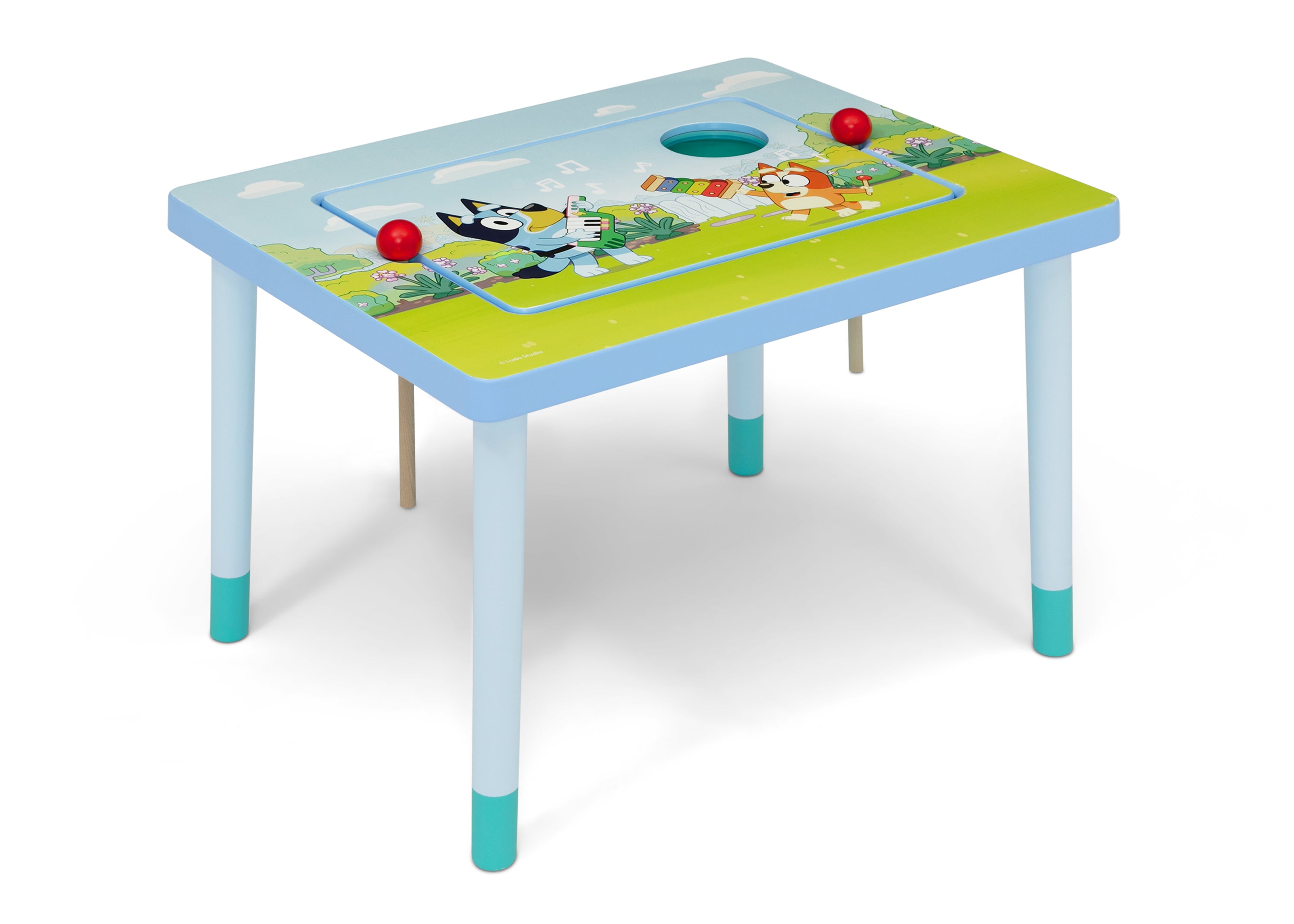 Bluey Compact Play & Learn Sensory Table for Kids - Interactive Learning Toy for Toddlers & Preschoolers - Perfect for Indoor & Outdoor Playtime, Sensory Development & Early Education Activities