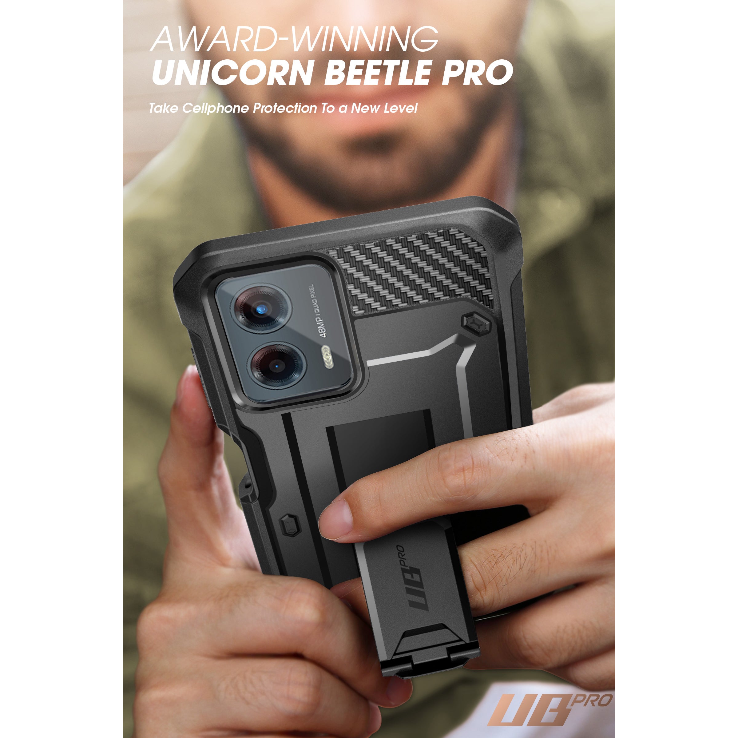 Moto G 5G (2023) Unicorn Beetle PRO Rugged Holster Case - Heavy Duty Protection for Motorola Moto G 5G (2023) - Shockproof, Drop Proof, Belt Clip Holster - Perfect for Outdoor, Construction & Active Lifestyle