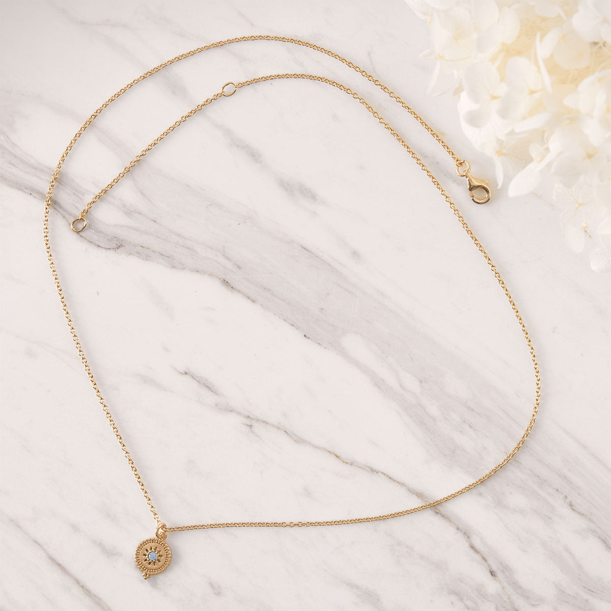 Solstice Rainbow Moonstone Necklace in Gold - Elegant Healing Crystal Jewelry for Women, Perfect for Spiritual Healing, Meditation & Boho Fashion