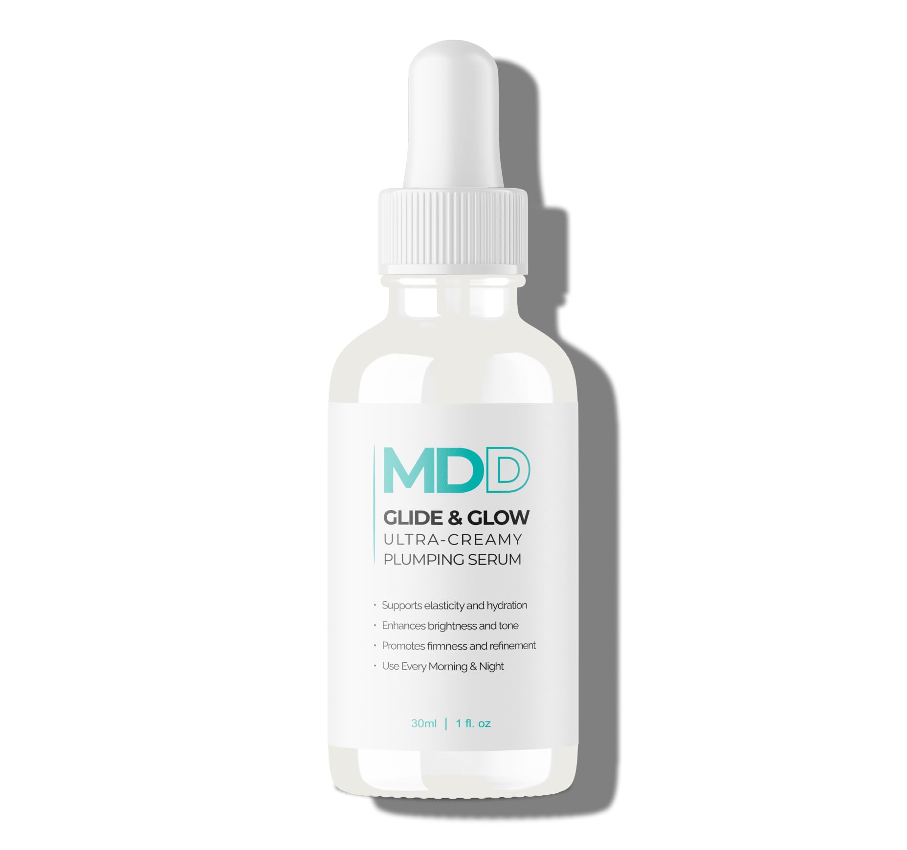 Glide & Glow Serum - Hydrating Facial Serum with Hyaluronic Acid & Vitamin C for Bright, Smooth Skin | Day & Night Skincare Routine | Perfect for Dry, Dull Skin & Anti-Aging Care