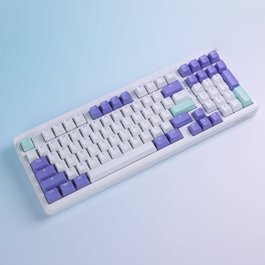 DAREU EK98 Pro Wireless Mechanical Gaming Keyboard - 2.4G/Bluetooth/USB-C Tri-Mode RGB Backlit, Hot-Swappable Switches for PC/Mac - Perfect for Gaming, Office Work & Typing Enthusiasts