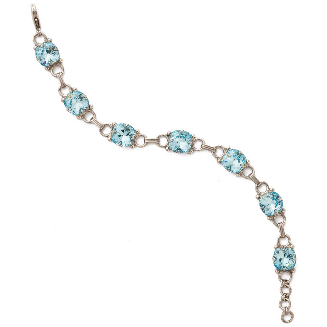 Sorrelli Essentials Eyelet Line Bracelet - Elegant Silver-Tone Bracelet for Women | Perfect for Casual Wear, Office & Special Occasions