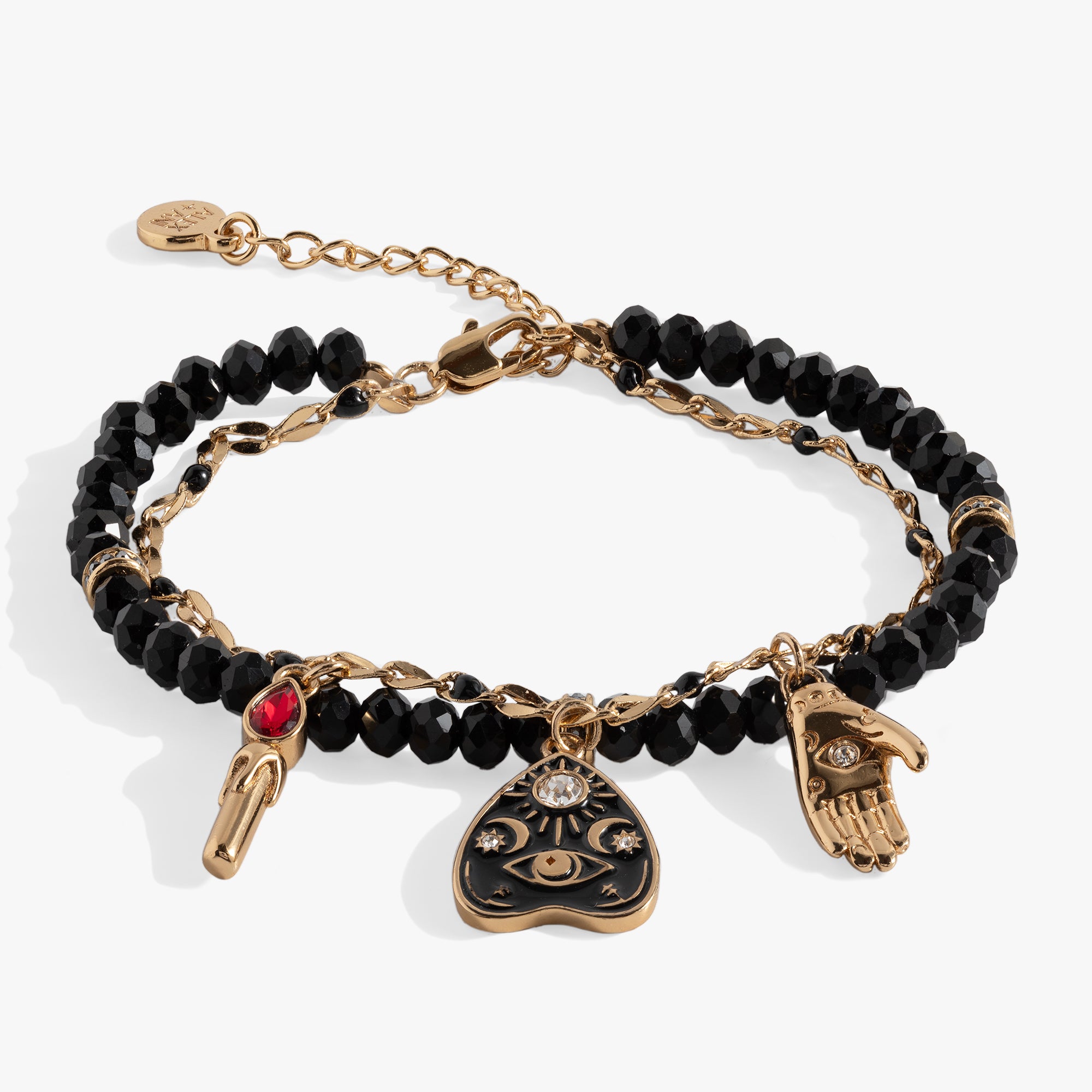 Divination Charm Bracelet - Handmade Spiritual Jewelry for Wicca, Meditation & Energy Healing | Perfect for Psychic Readings, Rituals & Positive Vibes