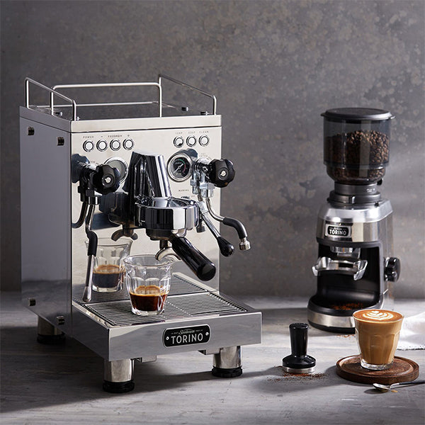 Sunbeam Torino Coffee Machine & Espresso Grinder Combo - Premium Home Barista Kit for Espresso, Latte & Cappuccino - Perfect for Kitchen, Office & Gifting