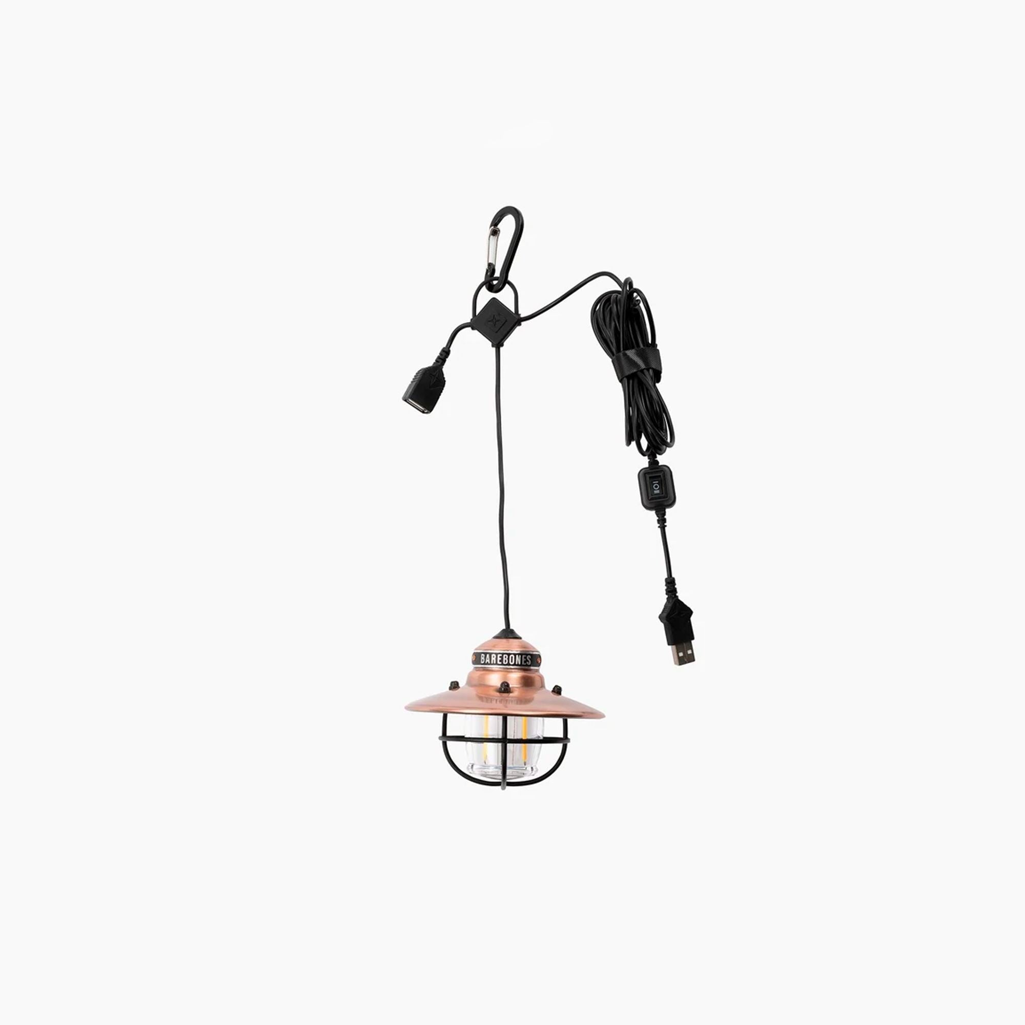 Vintage Edison Pendant Light - Industrial Style Hanging Bulb with Clear Glass Shade for Kitchen Island, Dining Room & Bar Lighting