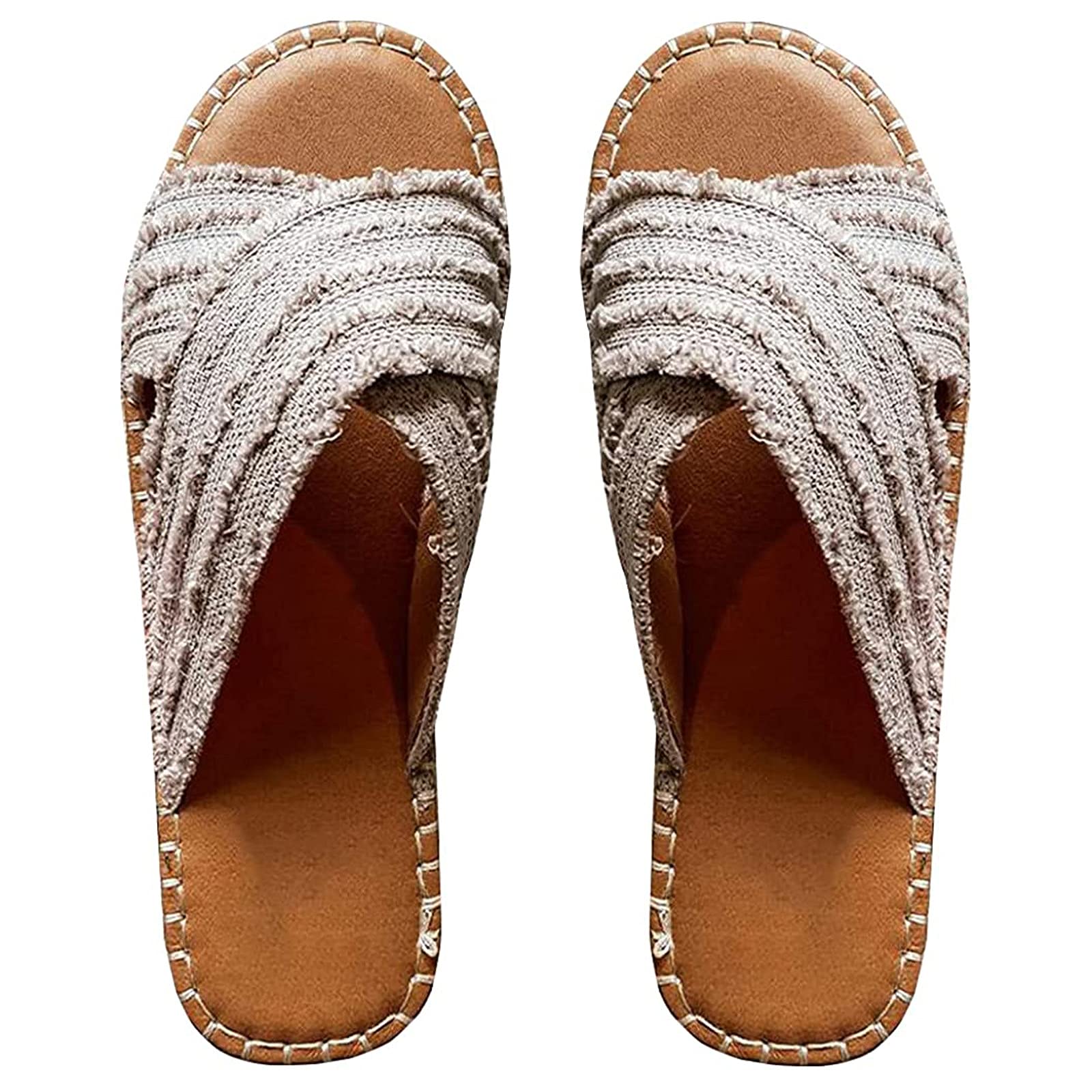 Vintage Women's Slip On Mule Slippers - Breathable Lightweight Indoor/Outdoor House Shoes for Comfort & Relaxation at Home, Office or Travel