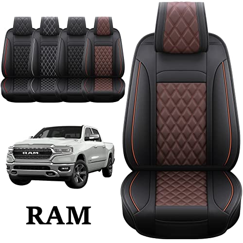2PCS-Front,Black-Brown
