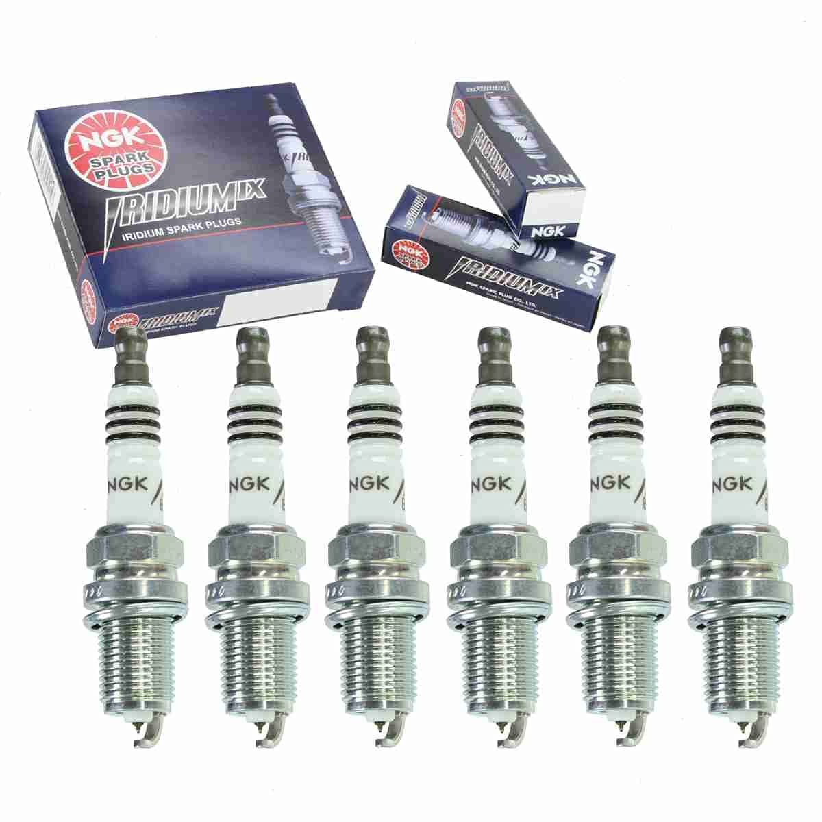 6-Piece NGK Iridium IX Spark Plugs for Kia Sedona 3.5L 3.8L V6 (2002-2014) – High Performance Ignition, Improved Fuel Efficiency & Engine Power – Perfect for Daily Commutes & Long Road Trips
