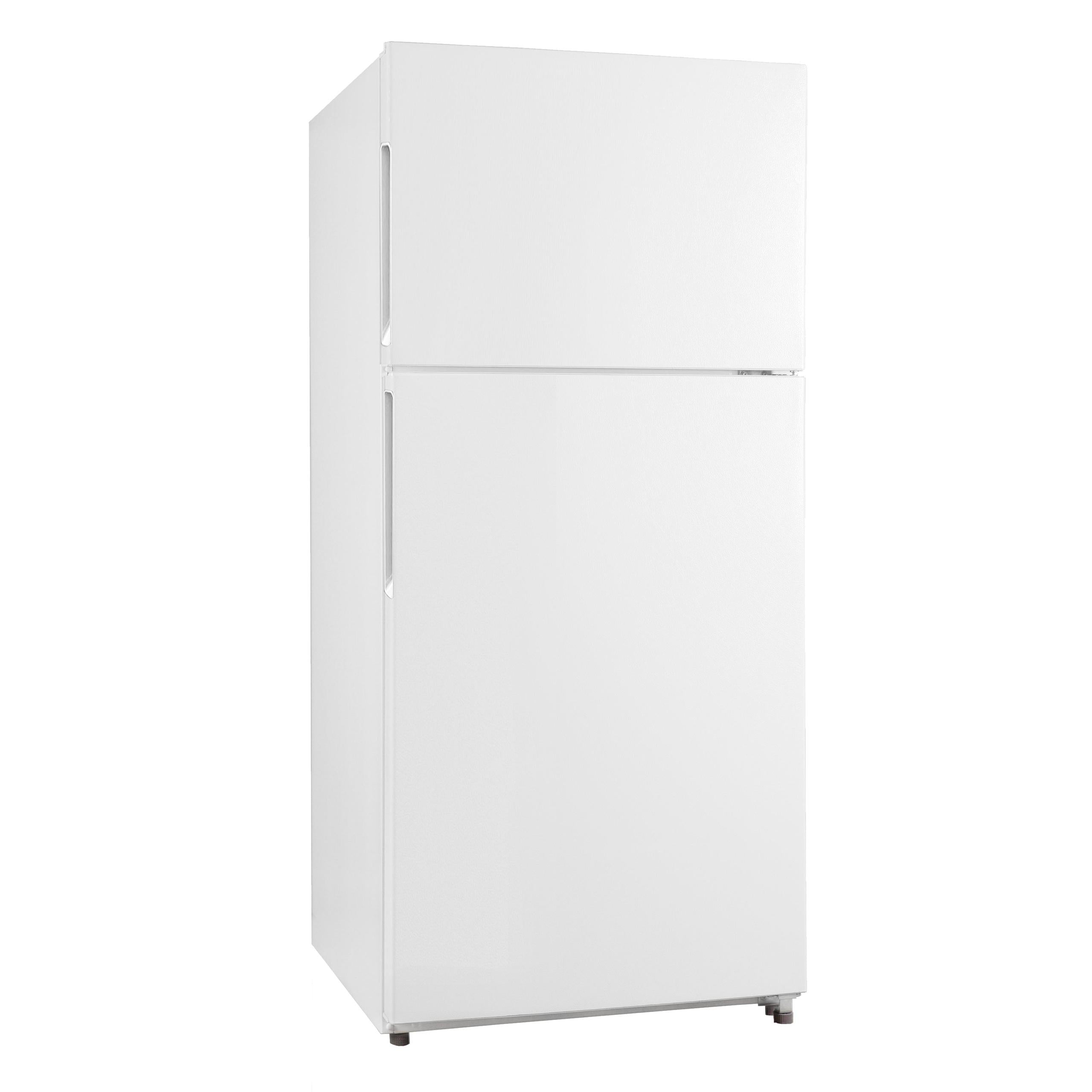 Avanti FF18D0W4 18.0 Cu. Ft. Frost Free Apartment Size Refrigerator in White - Compact & Energy Efficient for Small Spaces, Dorms, Studios & Tiny Homes