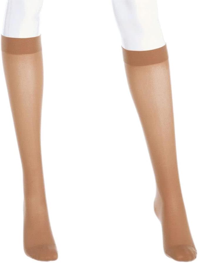 Medi Assure 15-20mmHg Compression Socks for Women - Calf Length Closed Toe Petite Size - Ideal for Travel, Pregnancy & Circulation Support