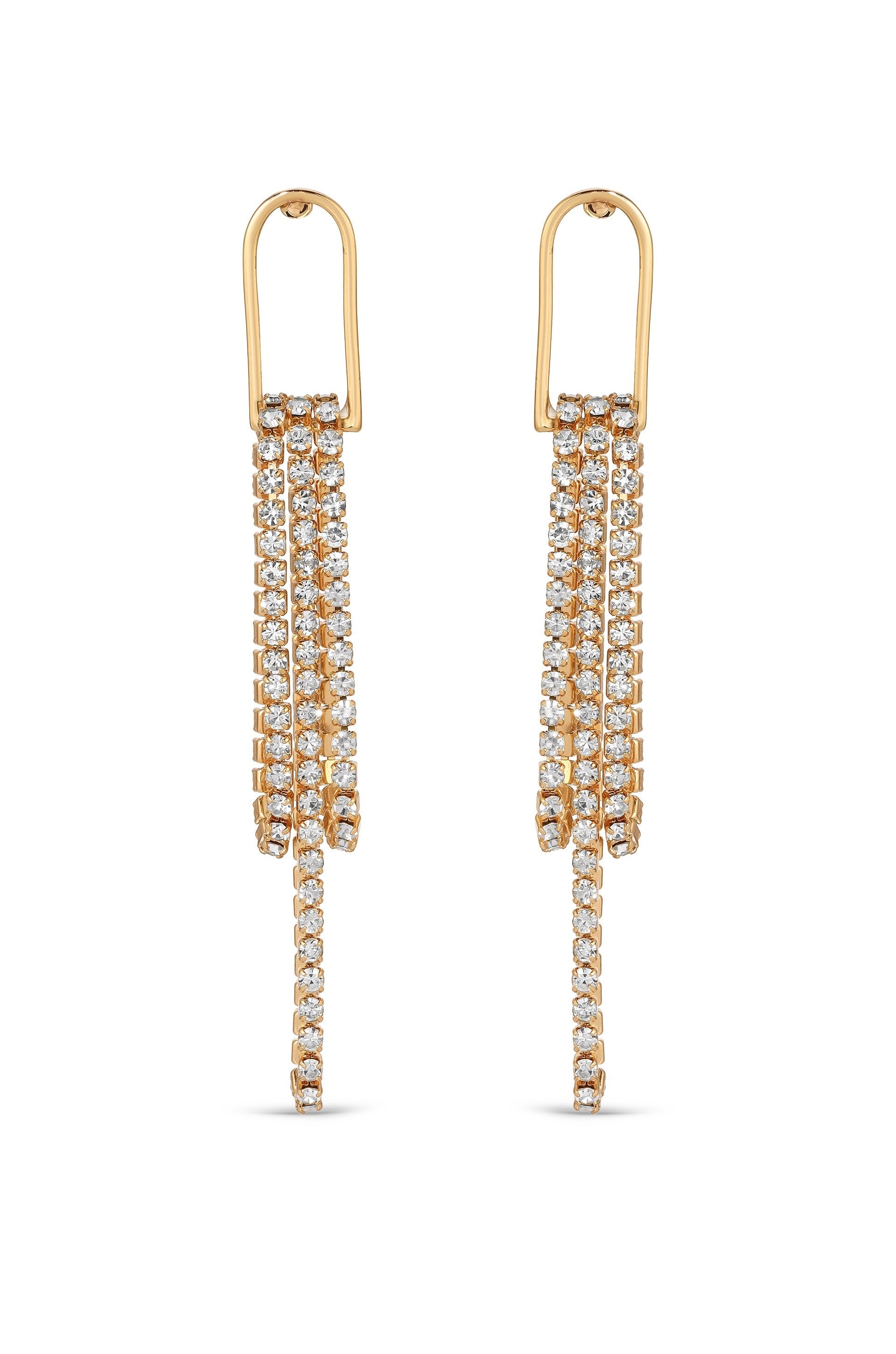 Elegant Crystal Dangle Earrings for Women - Handmade Bohemian Style Drop Earrings - Perfect for Parties, Weddings & Date Nights