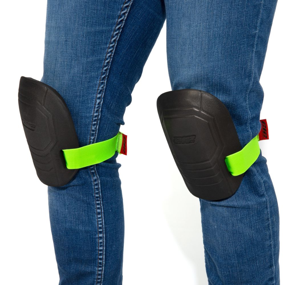 212 Performance FKP 06 6-Pack Molded EVA Foam Knee Pads - Black - Heavy Duty Work Protection for Construction, Flooring & Gardening