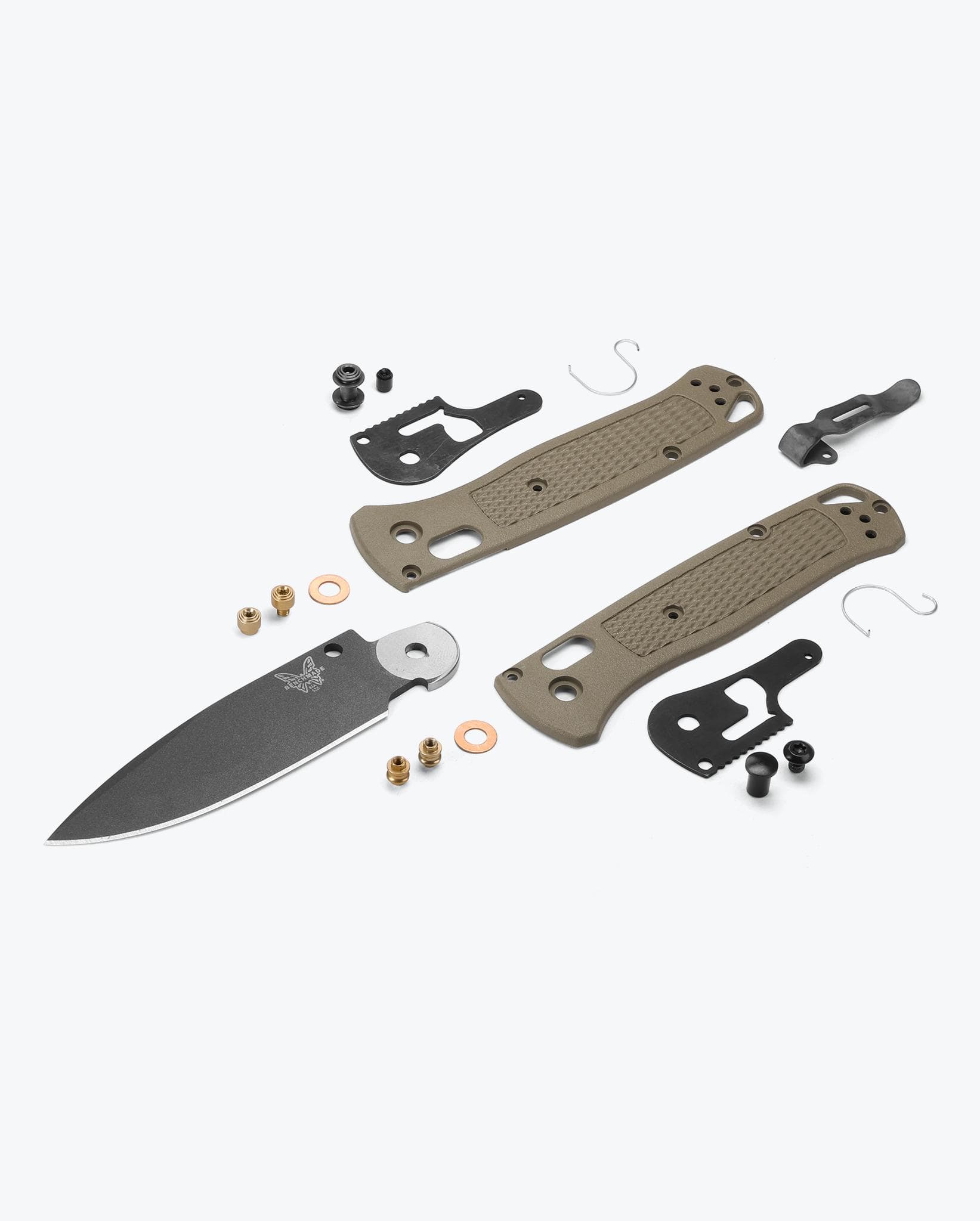 Bugout® Knife - Ranger Green Grivory® Handle - EDC Folding Pocket Knife for Outdoor Camping, Hiking & Survival Gear