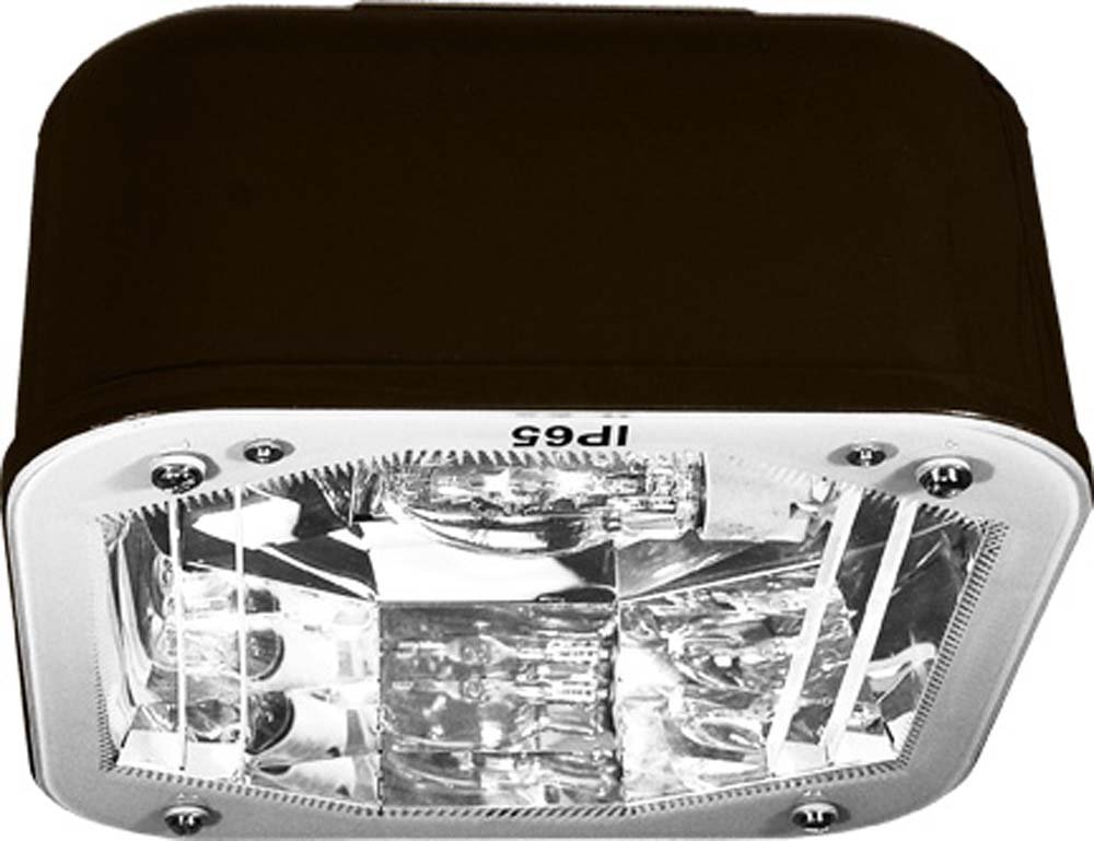 DW8855-W-MT Medium Square Ceiling Light Fixture - Modern LED Flush Mount for Bedroom, Kitchen, Hallway & Office Lighting