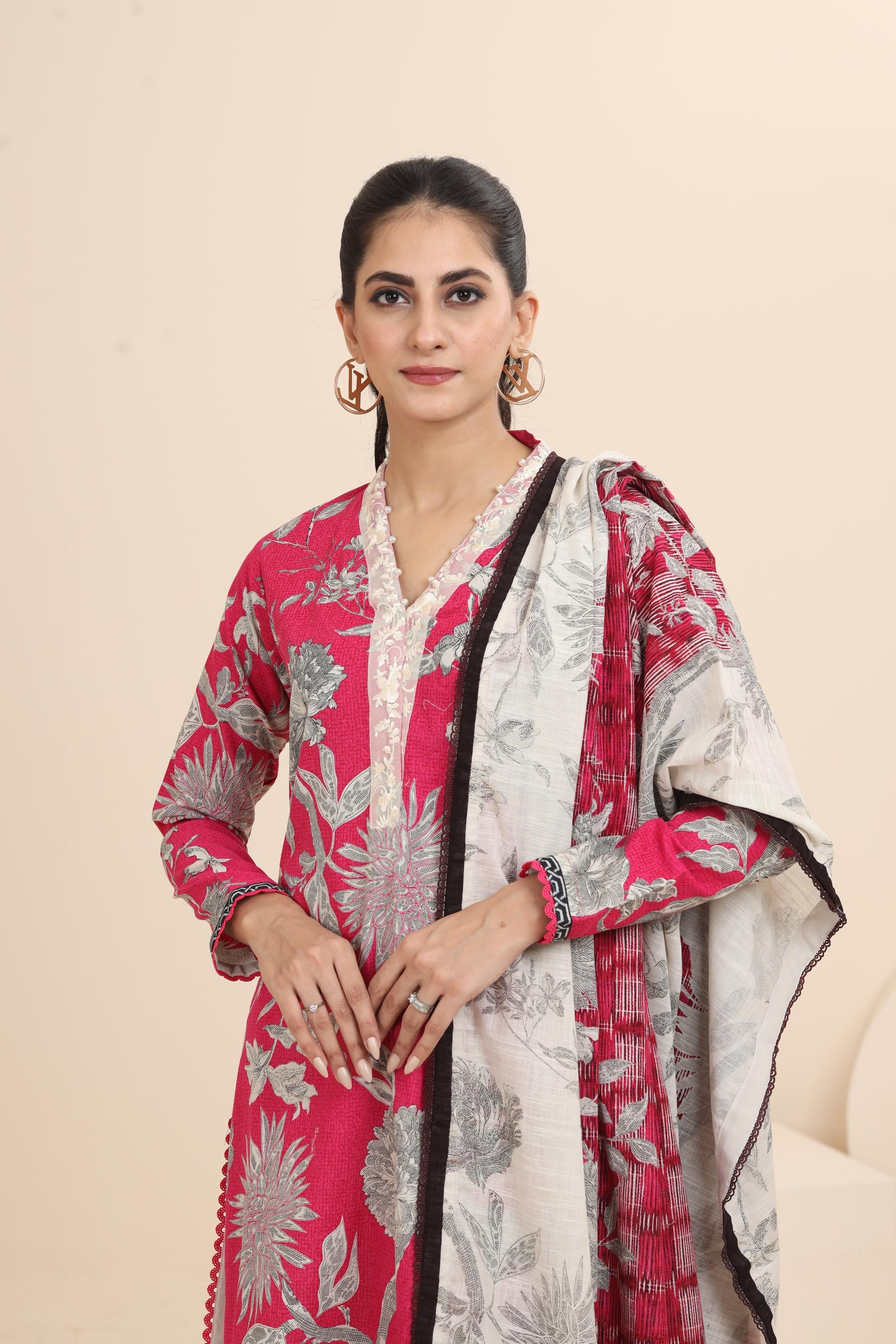 Sana Safinaz Mahay Stitched Embroidered Formal Dress - Elegant Pakistani Designer Wear for Weddings, Parties & Special Occasions