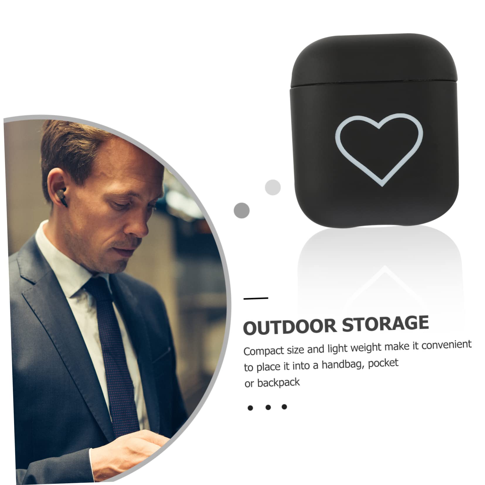 3pcs TPU AirPods Case Compatible with AirPods 1/2/3 & Pro - Shockproof Protective Cover for Earphone Storage - Perfect for Gym, Travel, and Daily Use