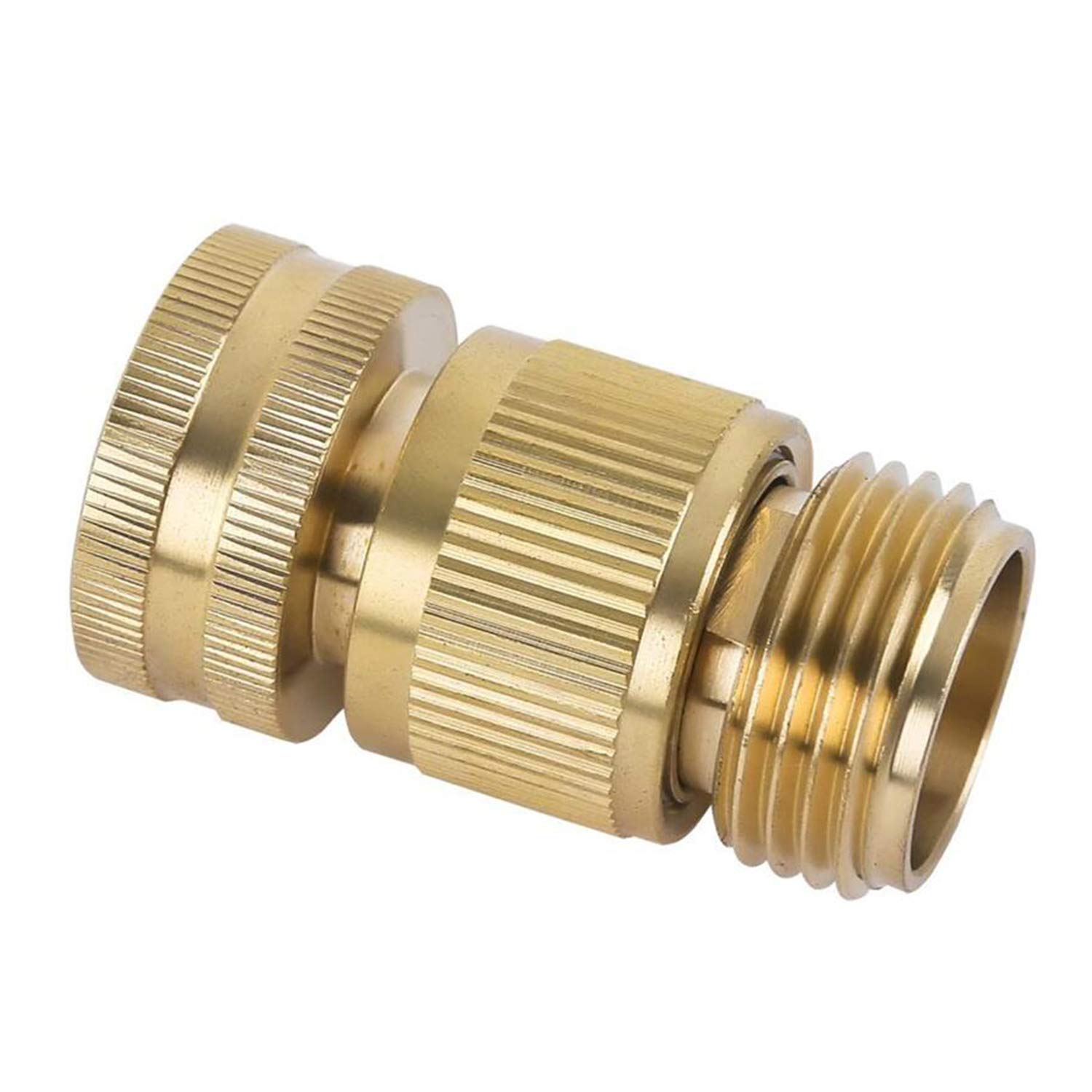 **3/4 Inch GHT Thread Garden Hose Quick Connect Fittings - No-Leak Water Hose Coupler Set (3 Packs) - Perfect for Lawn, Garden, and Outdoor Watering**