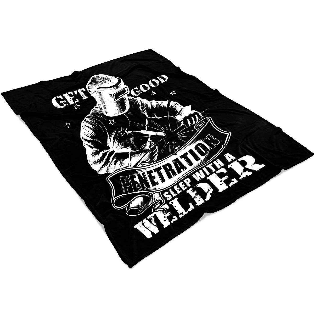 Premium Welder-Themed Soft Fleece Throw Blanket - 80