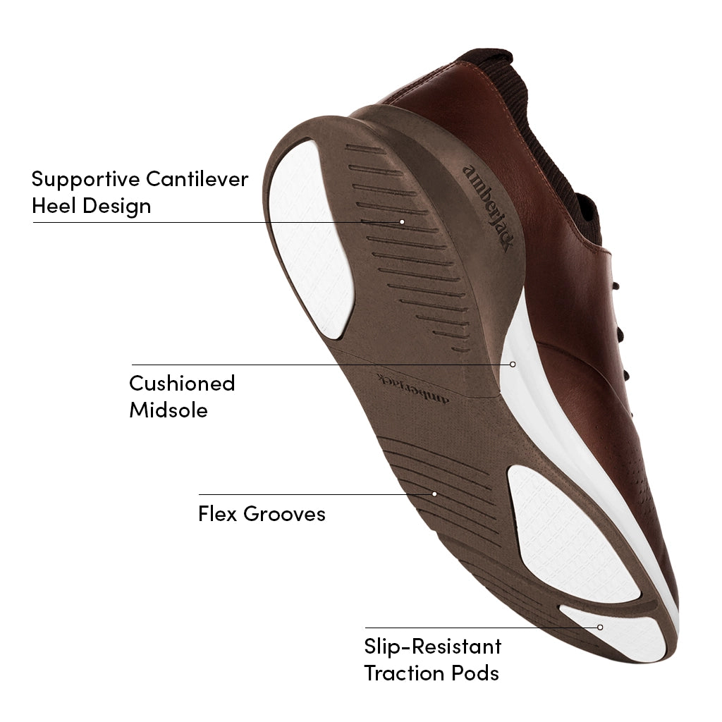 Hybrid Chestnut Backpack - Durable & Stylish Daypack for Hiking, Travel & School - Water-Resistant Laptop Bag with Multiple Pockets