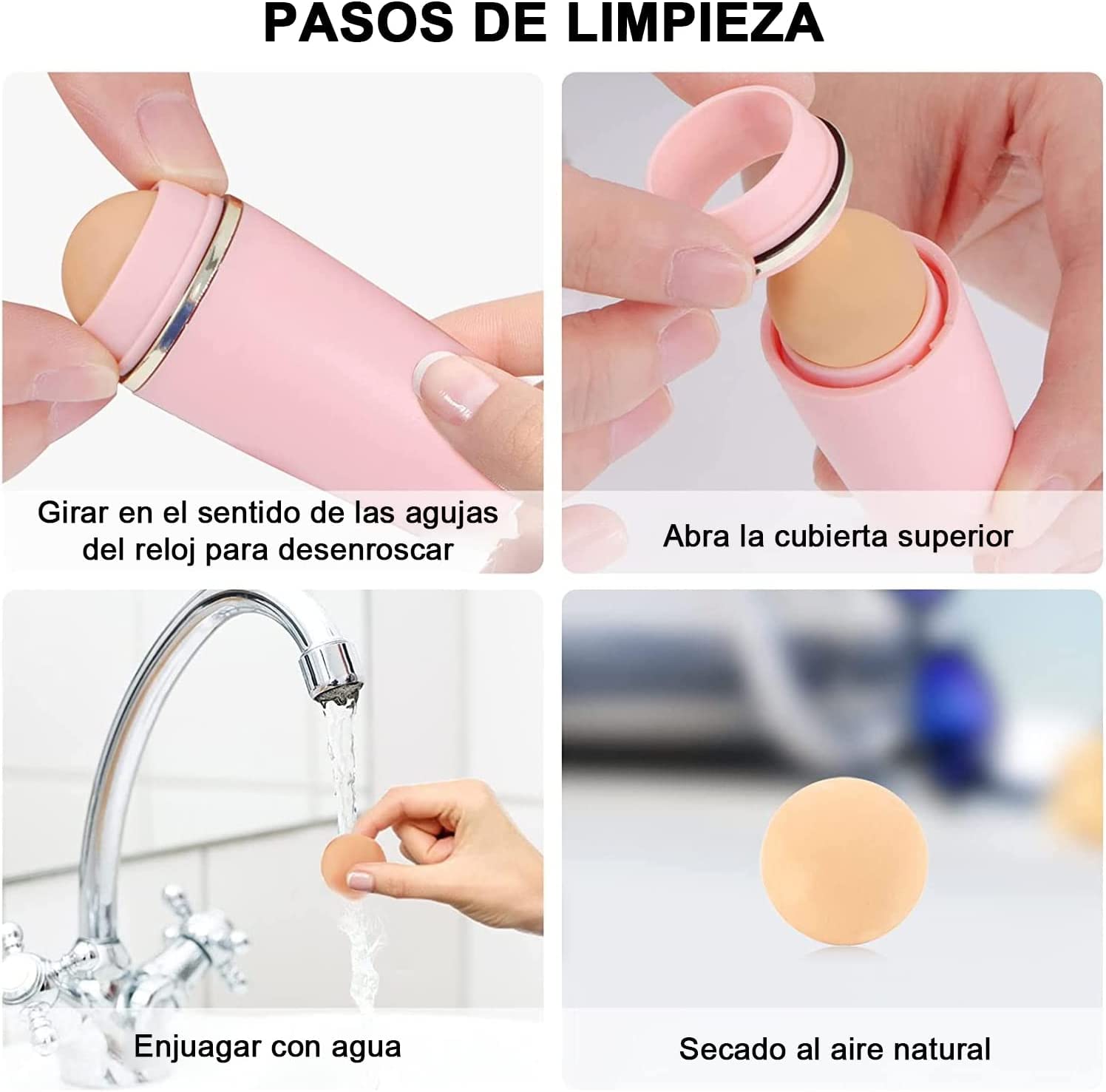 Lucario Volcanic Stone Face Roller - Reusable Oil Absorbing Roller for Oily Skin, Makeup Friendly Skincare Tool | Perfect for On-the-Go Oil Control, Gym, Travel & Touch-Ups