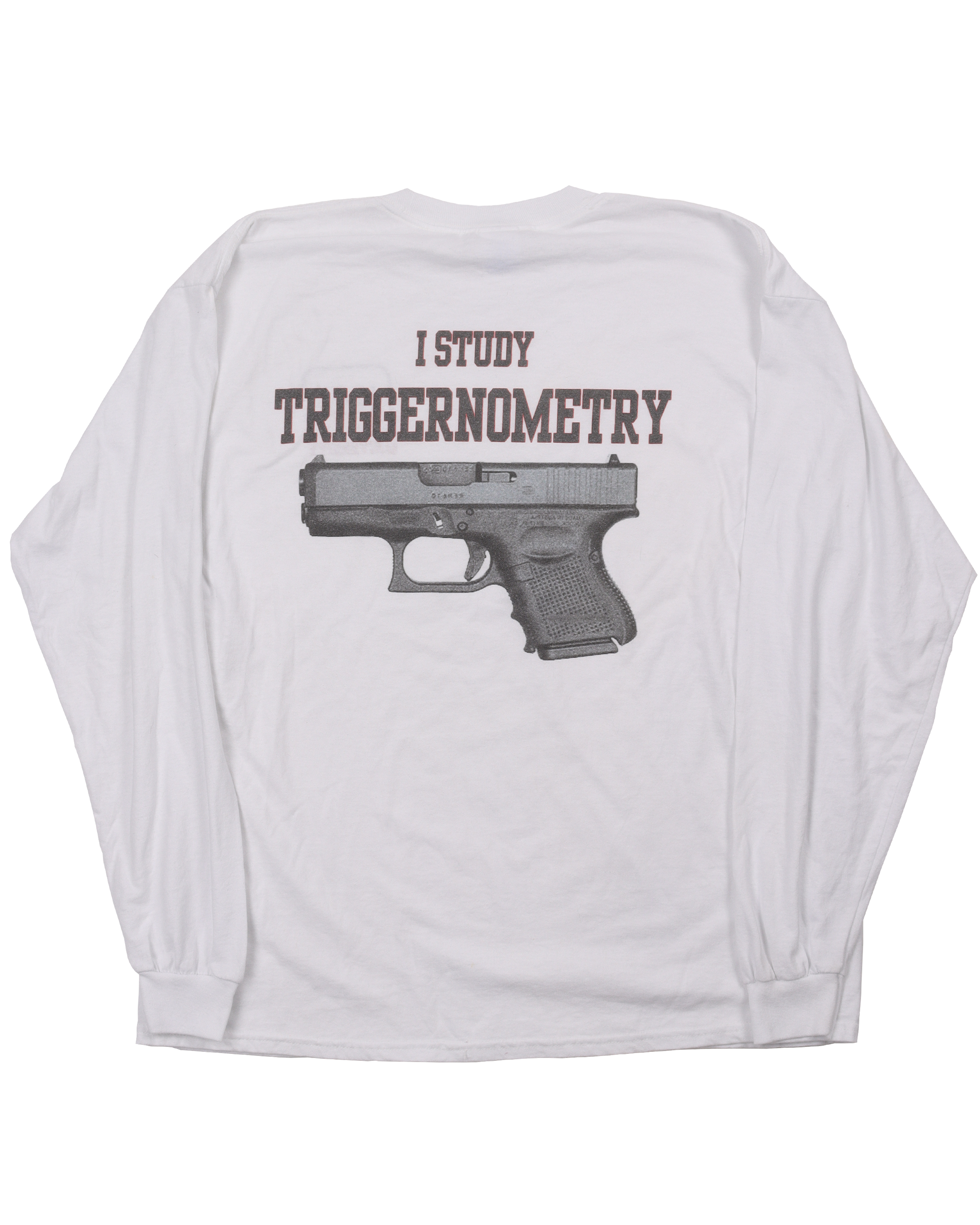 Glock University Long Sleeve T-Shirt - Premium Cotton Graphic Tee for Gun Enthusiasts & Shooting Range Wear