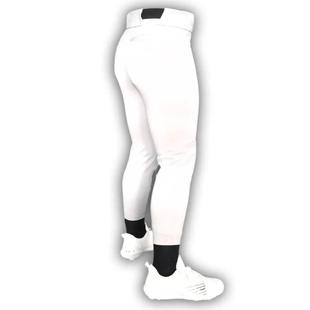 Original Dirty Mids The Essentials Baseball Pants for Men - White - Comfortable & Durable Baseball Uniform Pants for Practice, Games & Training