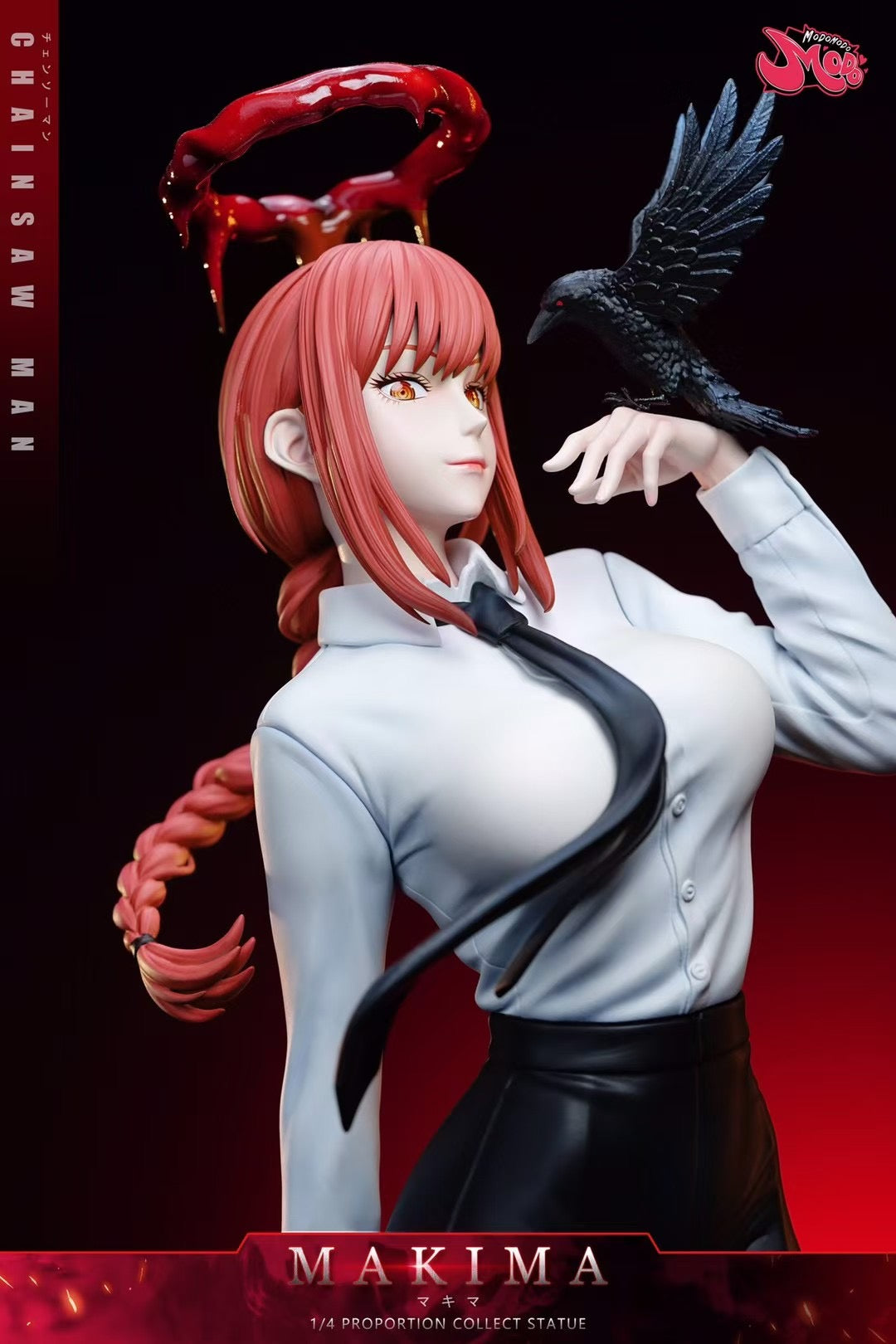 Modomodo Studio Domination Demon Makima Anime Figure - High-Quality Collectible for Anime Fans, Cosplay, and Home Decor
