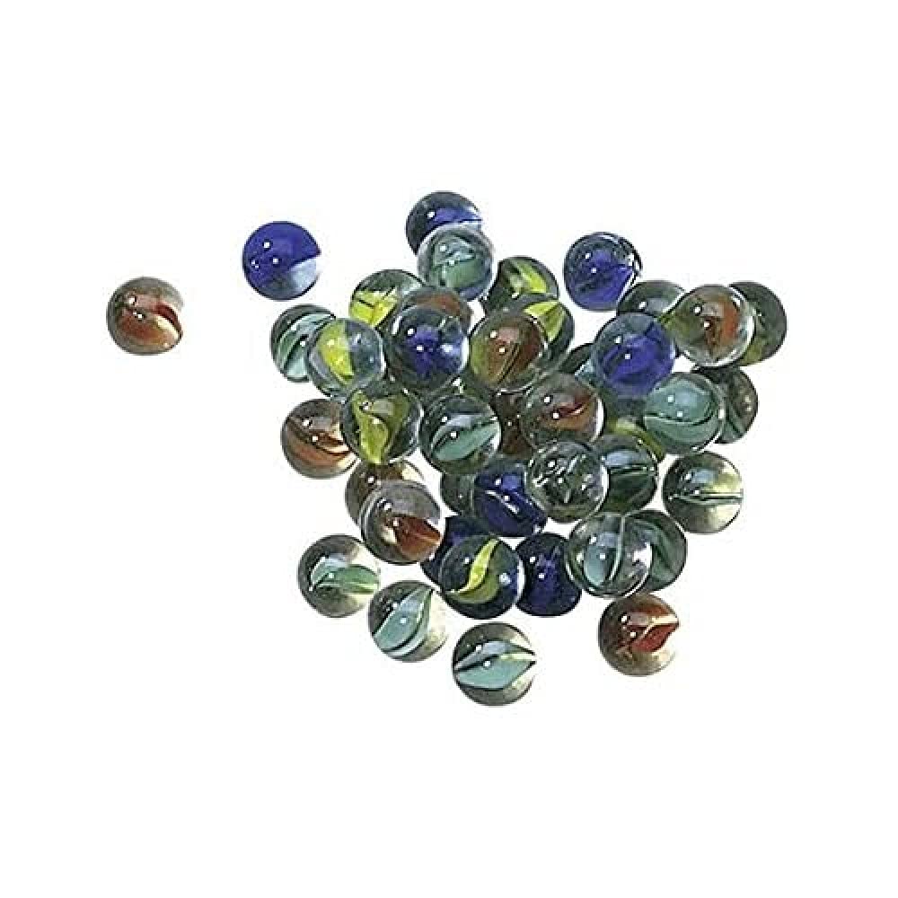 Premium Glass Marbles for Kids - Classic Cat's Eye Marbles Game Set for Indoor & Outdoor Play, Collectibles & Fun Competition