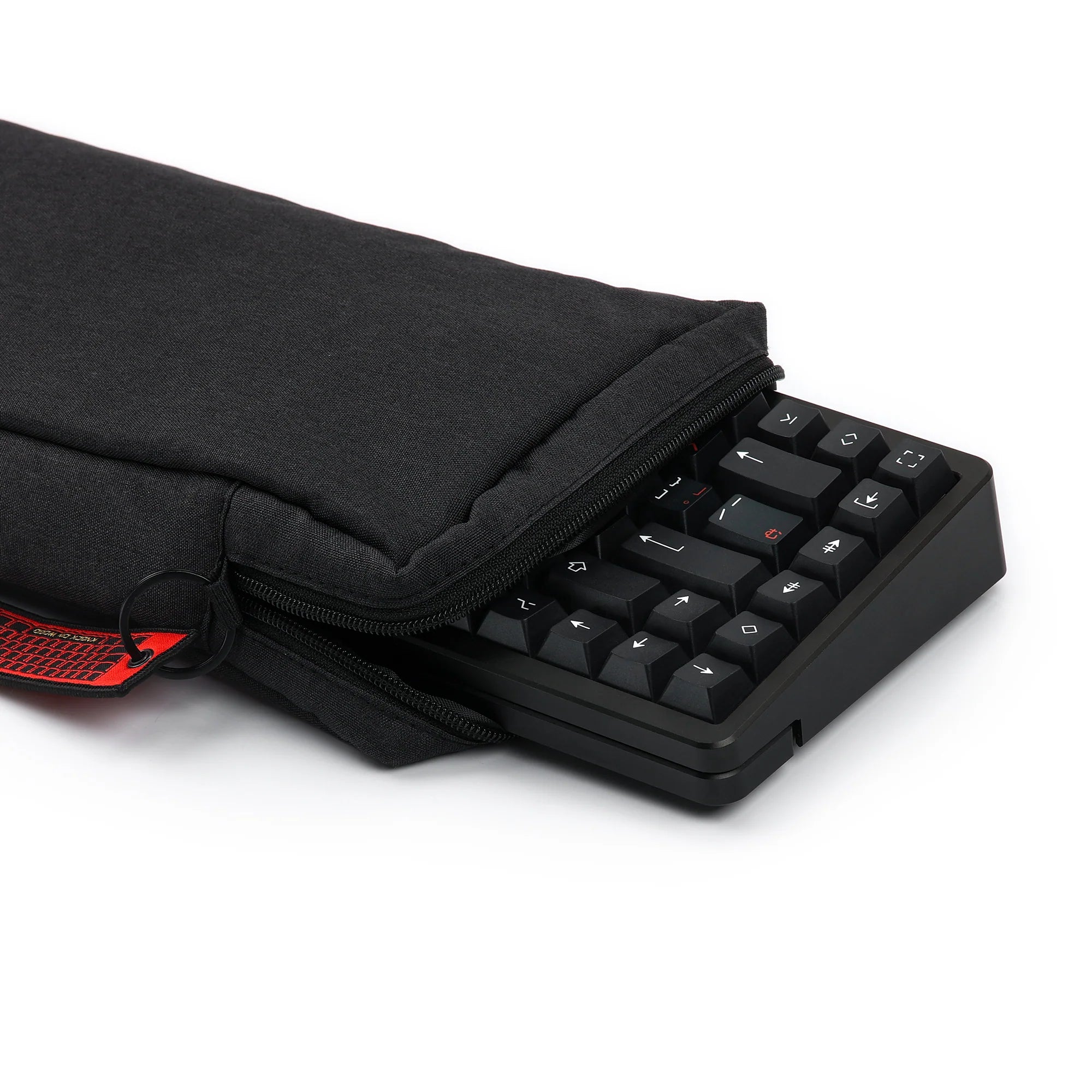 KBDfans 60% 65% 75% Mechanical Keyboard Padded Carrying Case - Waterproof Canvas Storage Bag for Travel, Office & Gaming Accessories