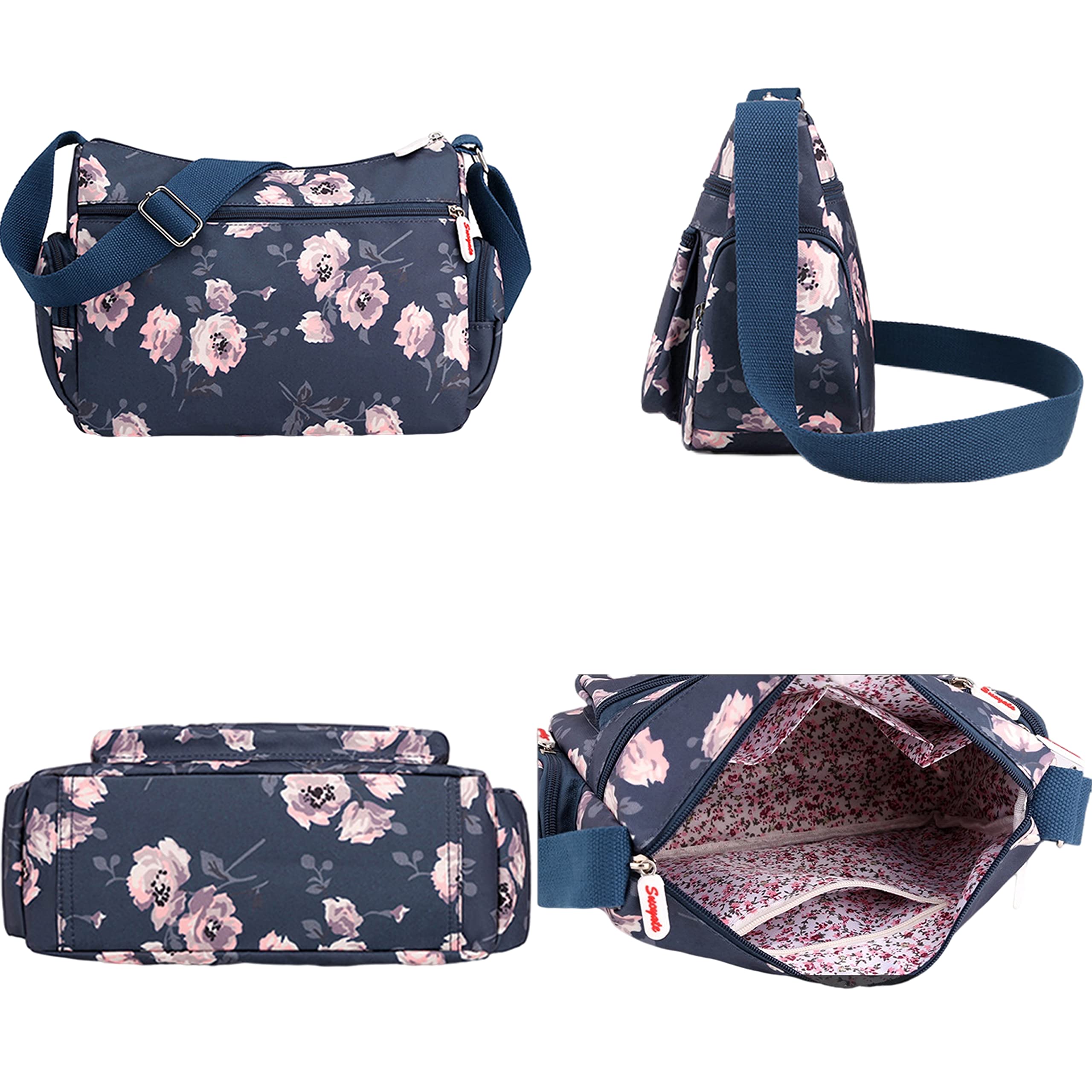 XUDREZ Women's Crossbody Bag with Multiple Pockets - Stylish Shoulder Purse for Travel, Shopping & Daily Use
