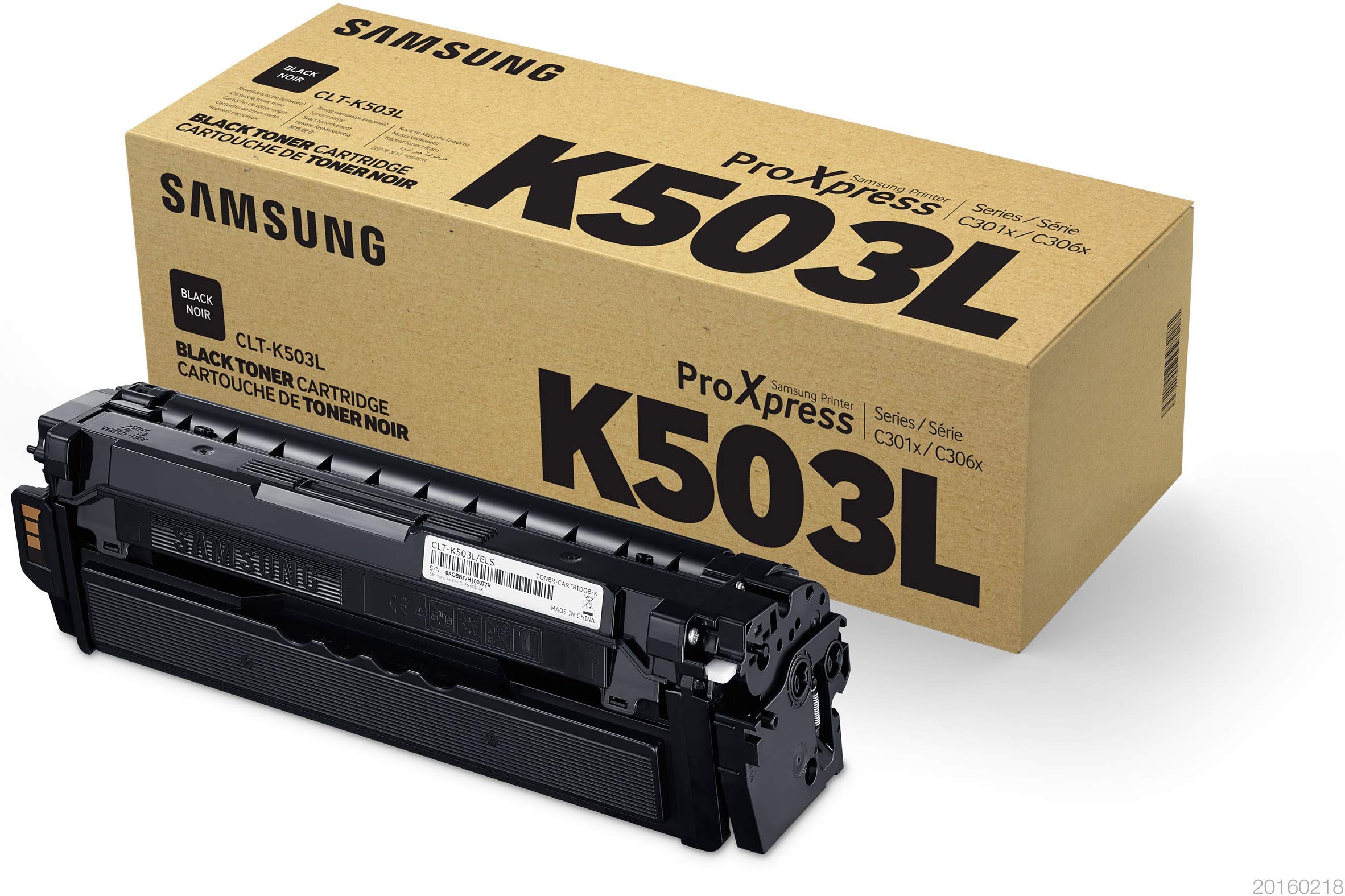 Samsung SU147A CLT-K503L High Yield Black Toner Cartridge (1-Pack) - Compatible with Samsung Printers - Ideal for Office & Home Printing Needs