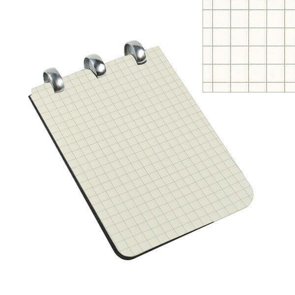 Atoma Refillable Notebook with Texon Cover - 75 x 105mm, Black | Disc Bound System for Office, School & Journaling | Perfect for Note Taking, Planning & Sketching
