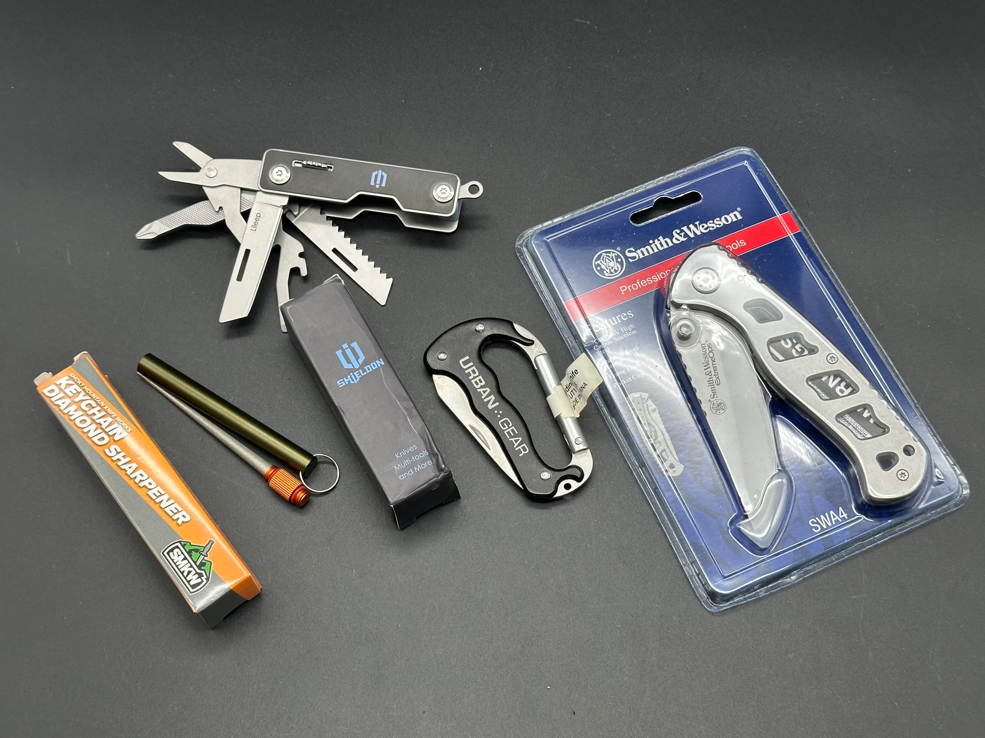 SMKW Promo Pack - Shieldon, Smith & Wesson & More | Premium Knife & Tool Accessories for Outdoor, Camping & EDC