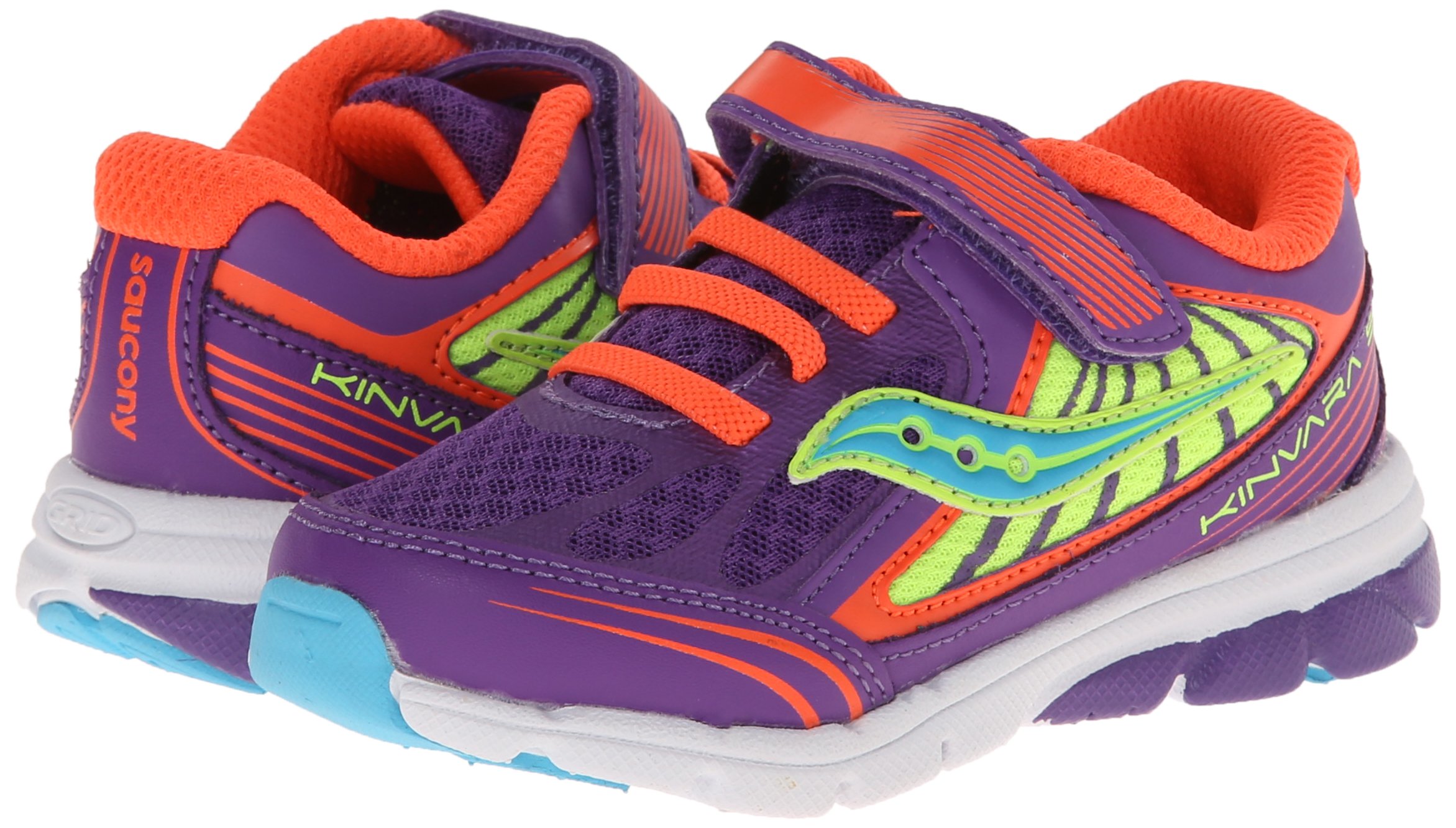 Saucony Girls Baby Kinvara 5 Running Shoes for Toddlers - Lightweight & Comfortable Sneakers for Active Kids - Perfect for Playtime, Preschool & Outdoor Activities