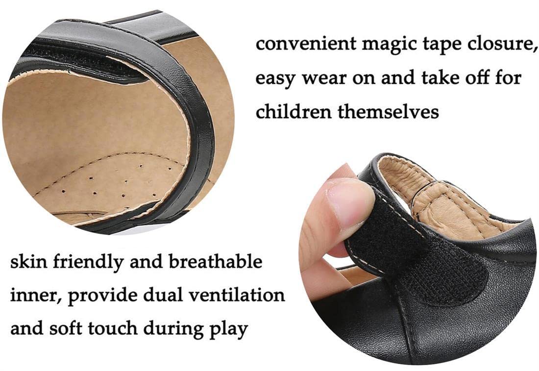 Girls Flat Oxfords School Uniform Shoes - Comfortable Dress Shoes for Girls, Mary Jane Style for School, Church & Formal Occasions