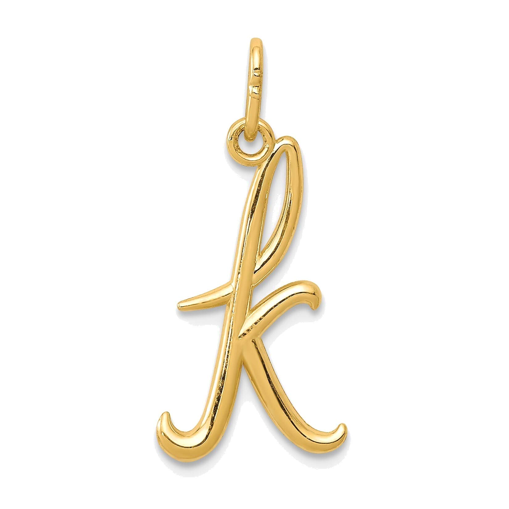 14K Yellow Gold Initial Charm - Personalized Jewelry for Gifts & Everyday Wear