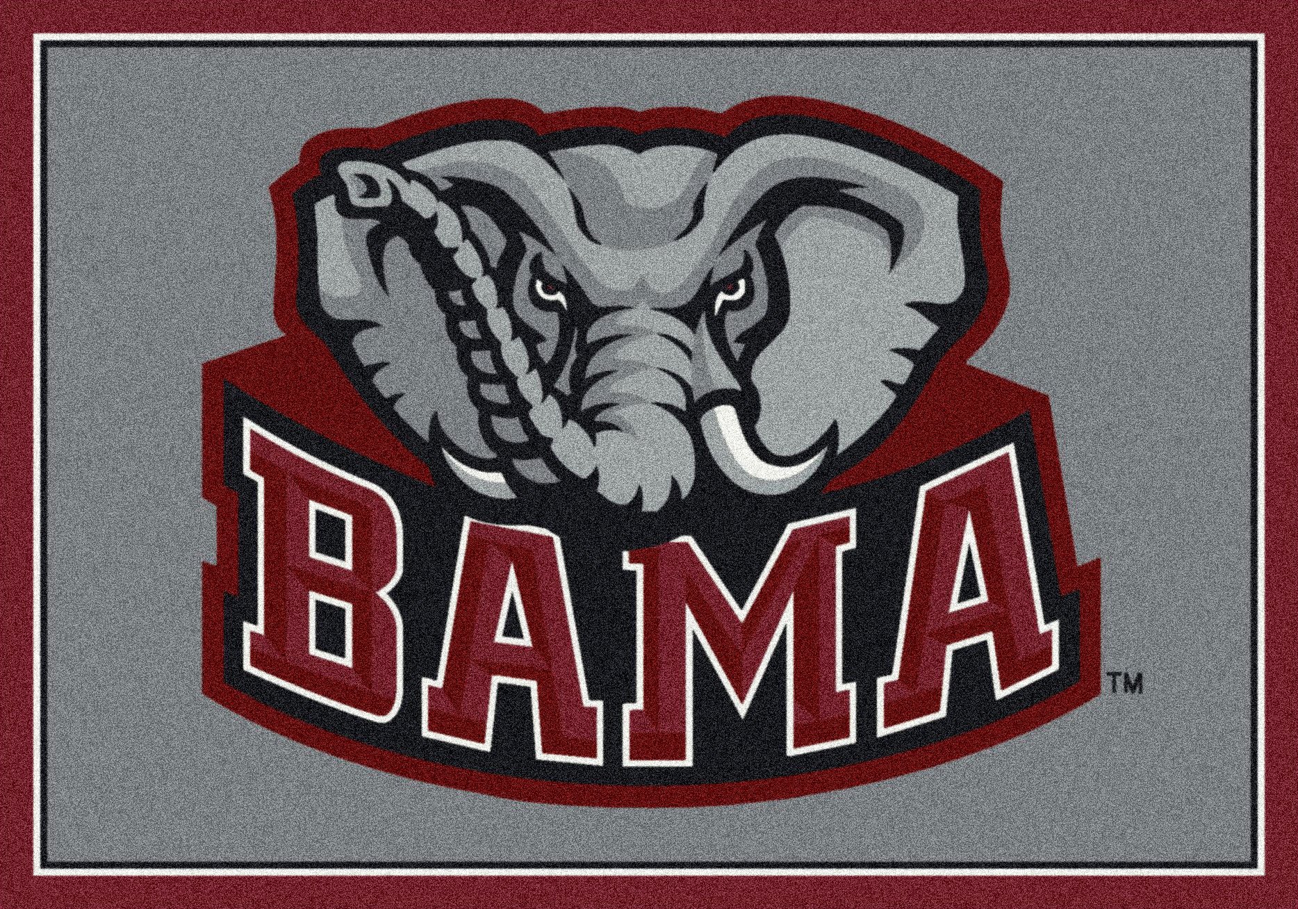 Alabama Crimson Tide NCAA College Team Spirit Floor Mats - Non-Slip Rug for Living Room, Game Room, and Fan Cave Decor