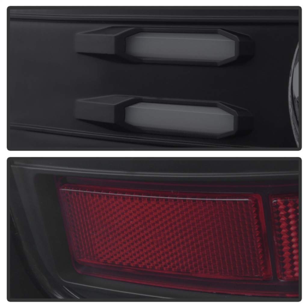 2016-2017 Chevy Silverado 2500/3500 HD Spyder LED Tail Lights Pair with Light Bar (5083739) - Upgrade Your Truck's Style & Night Visibility for Off-Roading & Towing