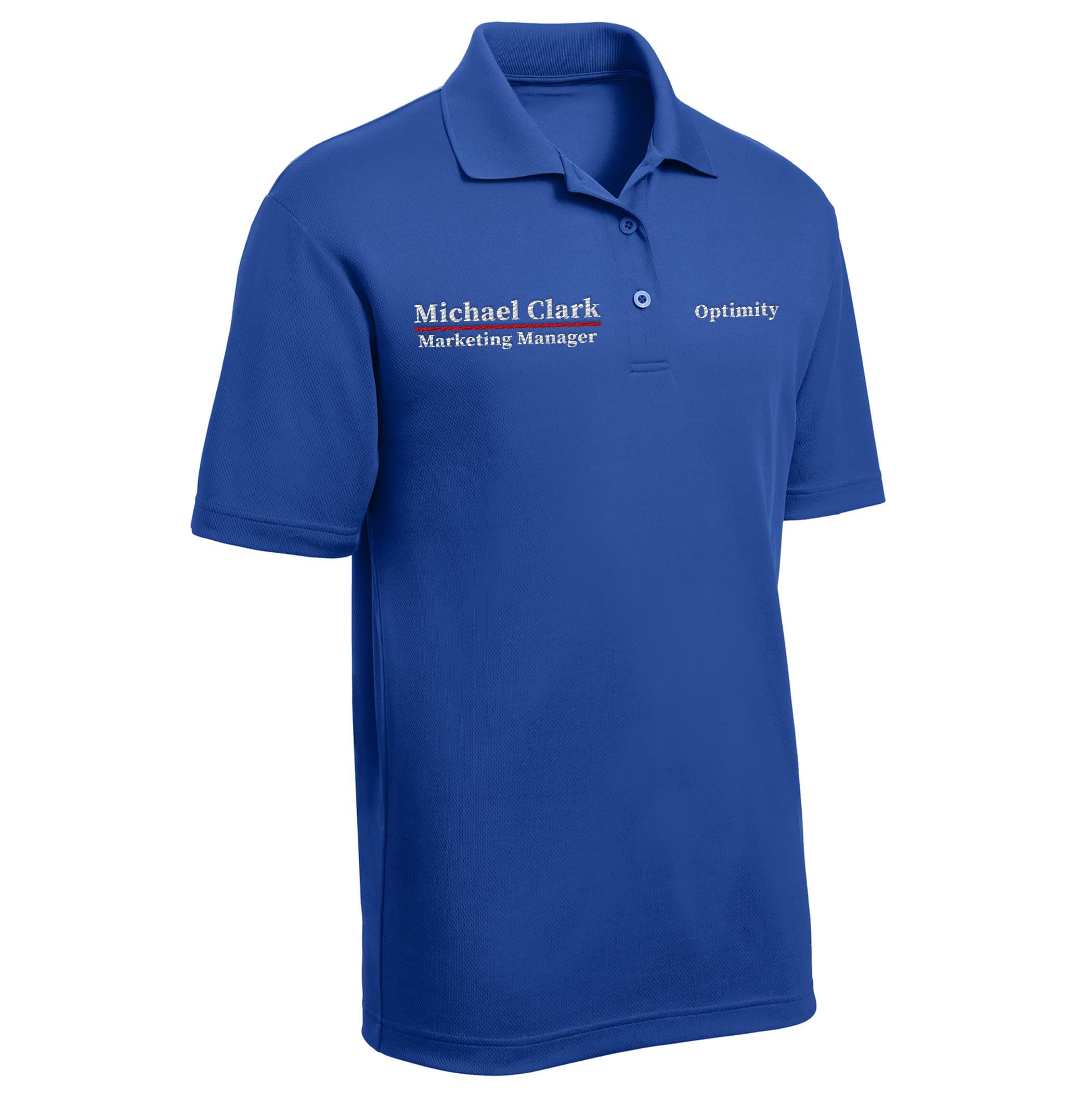 Custom Embroidered Men's Polo Shirts - Personalized Short Sleeve Golf Shirt with Name/Text - Perfect for Golf, Business Casual & Summer Outfits