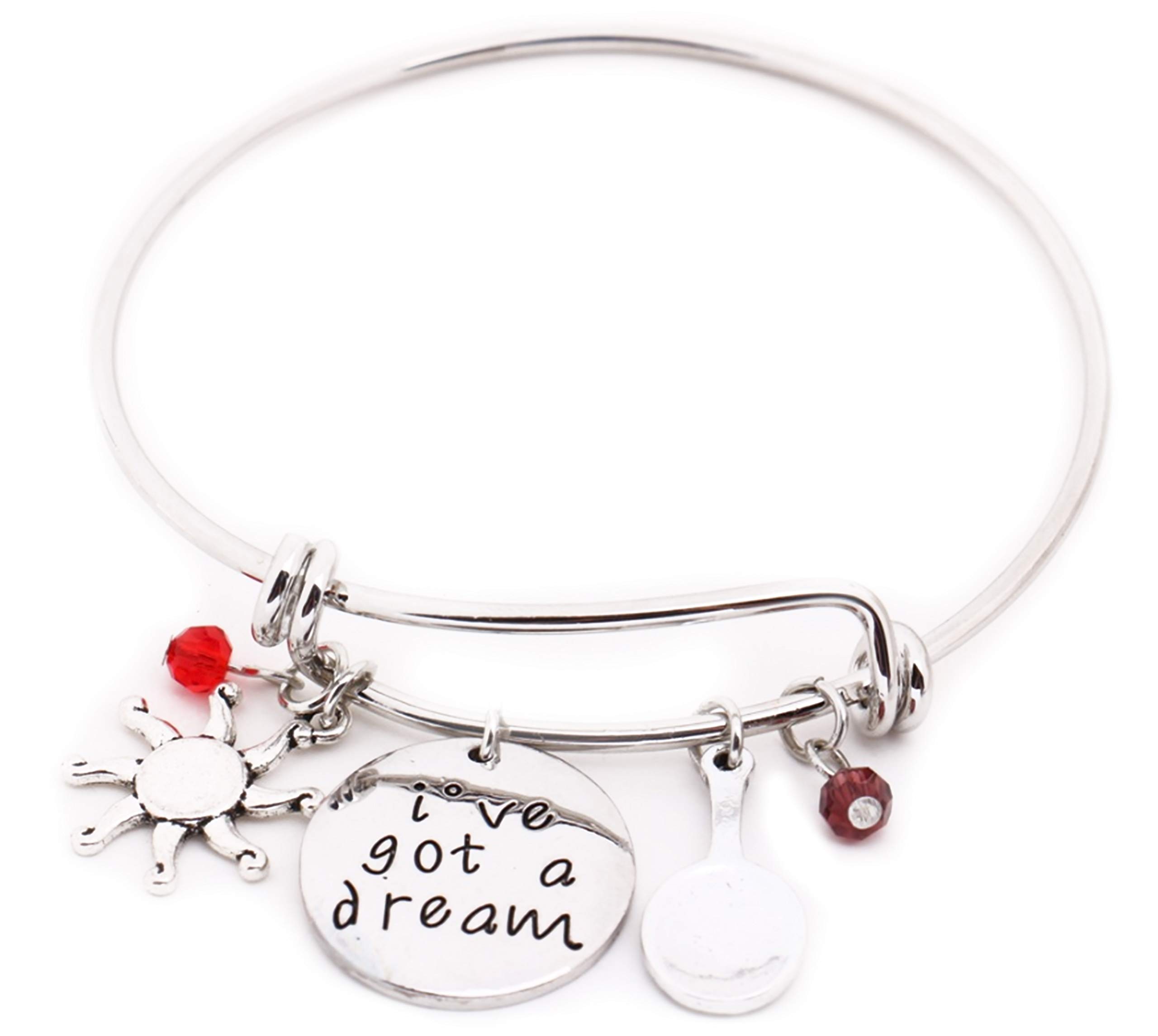 Charm Expandable Wire Bracelet for Women - Adjustable Friendship Bracelet - Meaningful Birthday Gift for Mom, Daughter & Best Friend - Elegant Bangle Jewelry for Everyday Wear & Special Occasions